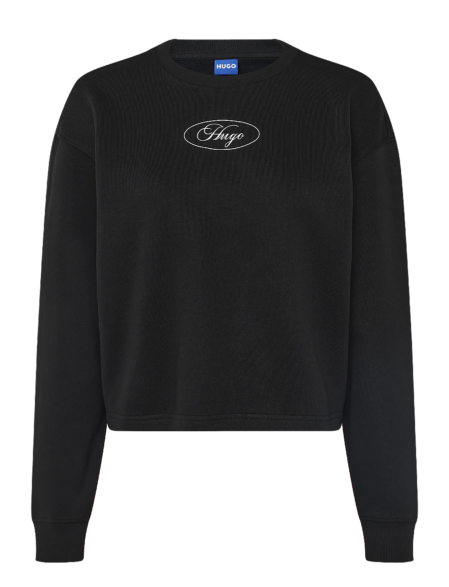 HUGO BLUE - Damaswee_B_1 10283345 01 - sweatshirts - black - 0