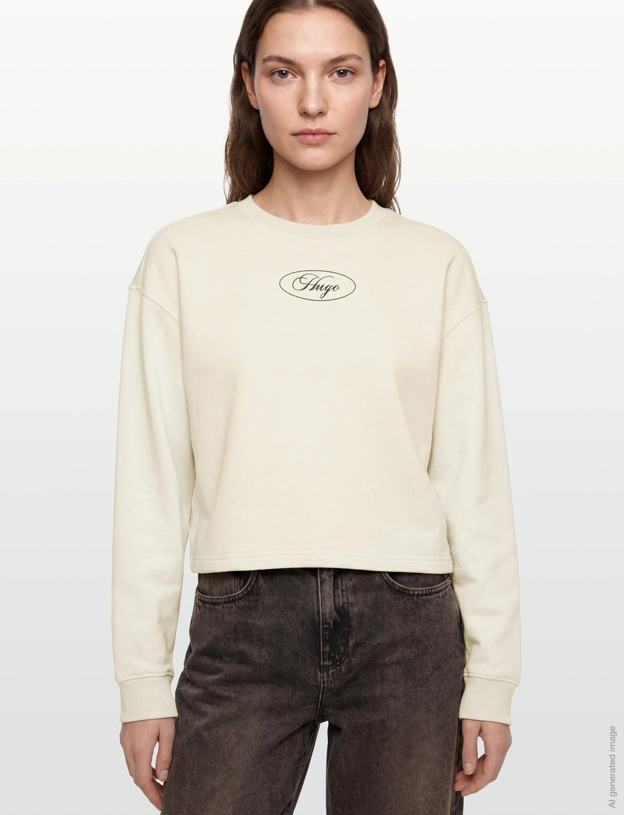 HUGO BLUE - Damaswee_B_1 10283345 01 - jumpers - open white - 3