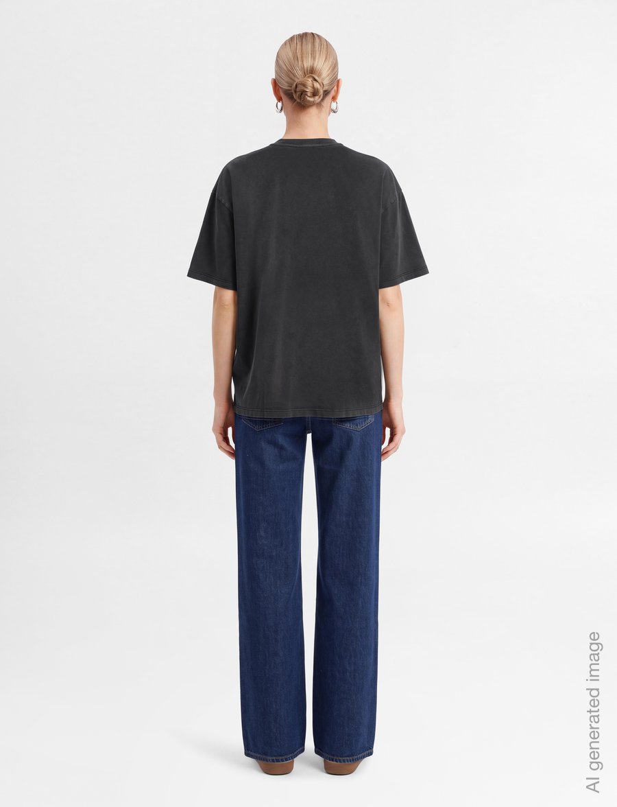 HUGO BLUE - Oversized Tee_B_17 - t-shirts - black - 4
