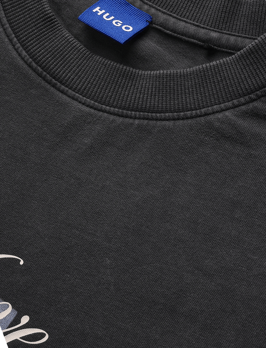 HUGO BLUE - Oversized Tee_B_17 - t-shirts - black - 2