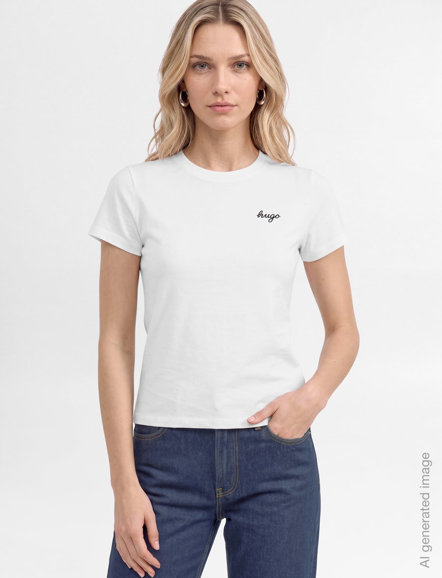 HUGO BLUE - Damatee_B - t-särgid - white - 3