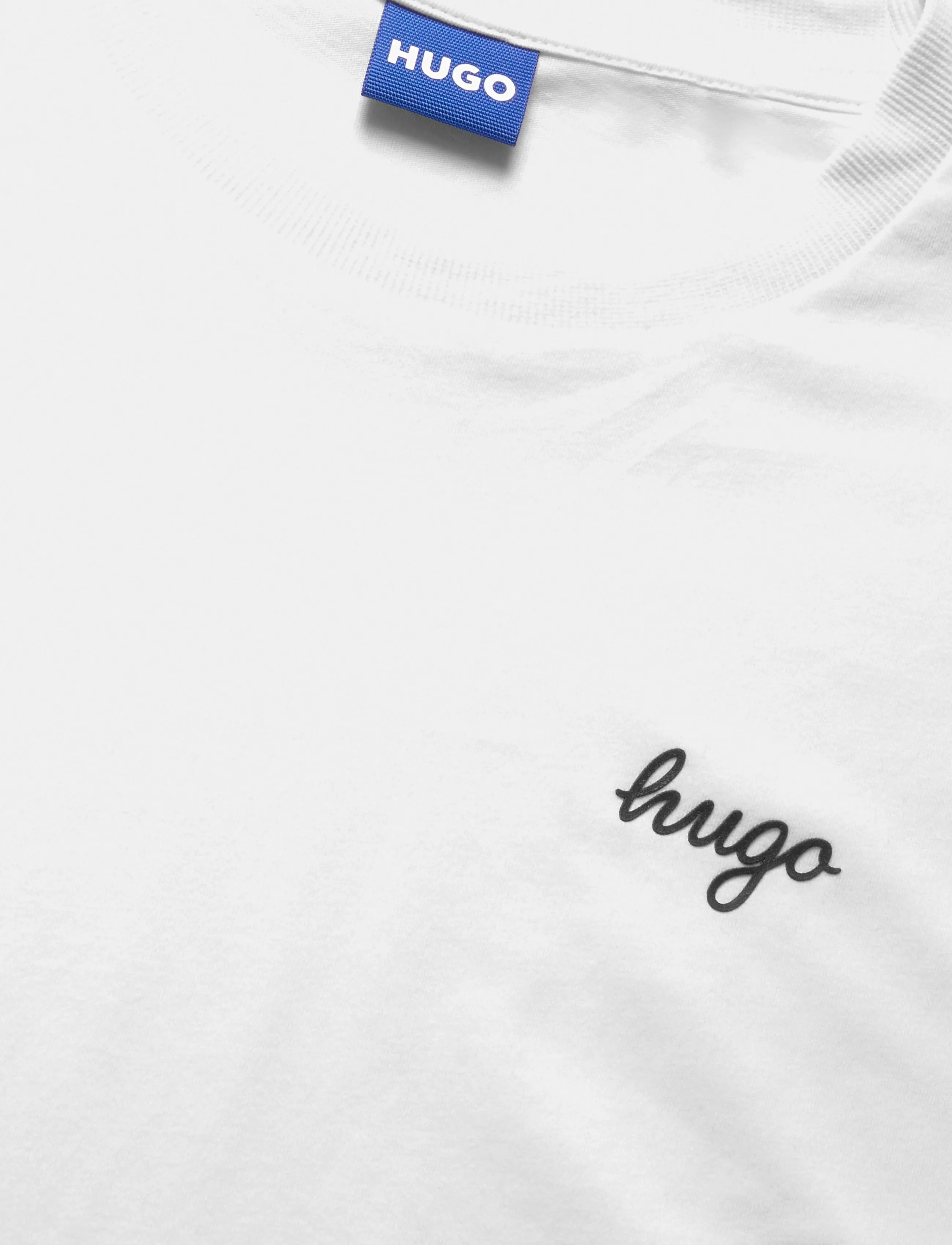 HUGO BLUE - Damatee_B - t-shirts - white - 2
