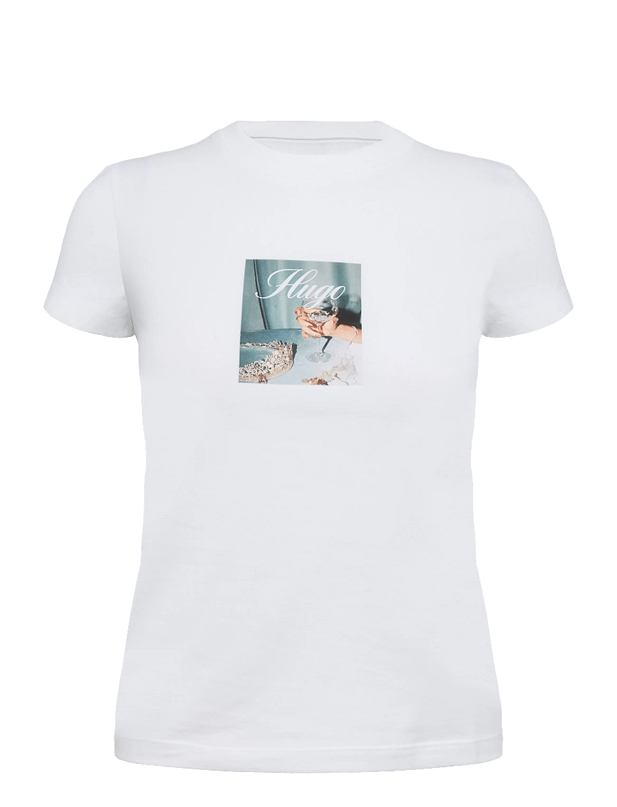 HUGO BLUE - 90's Tee_B_2 - t-shirts - white - 0