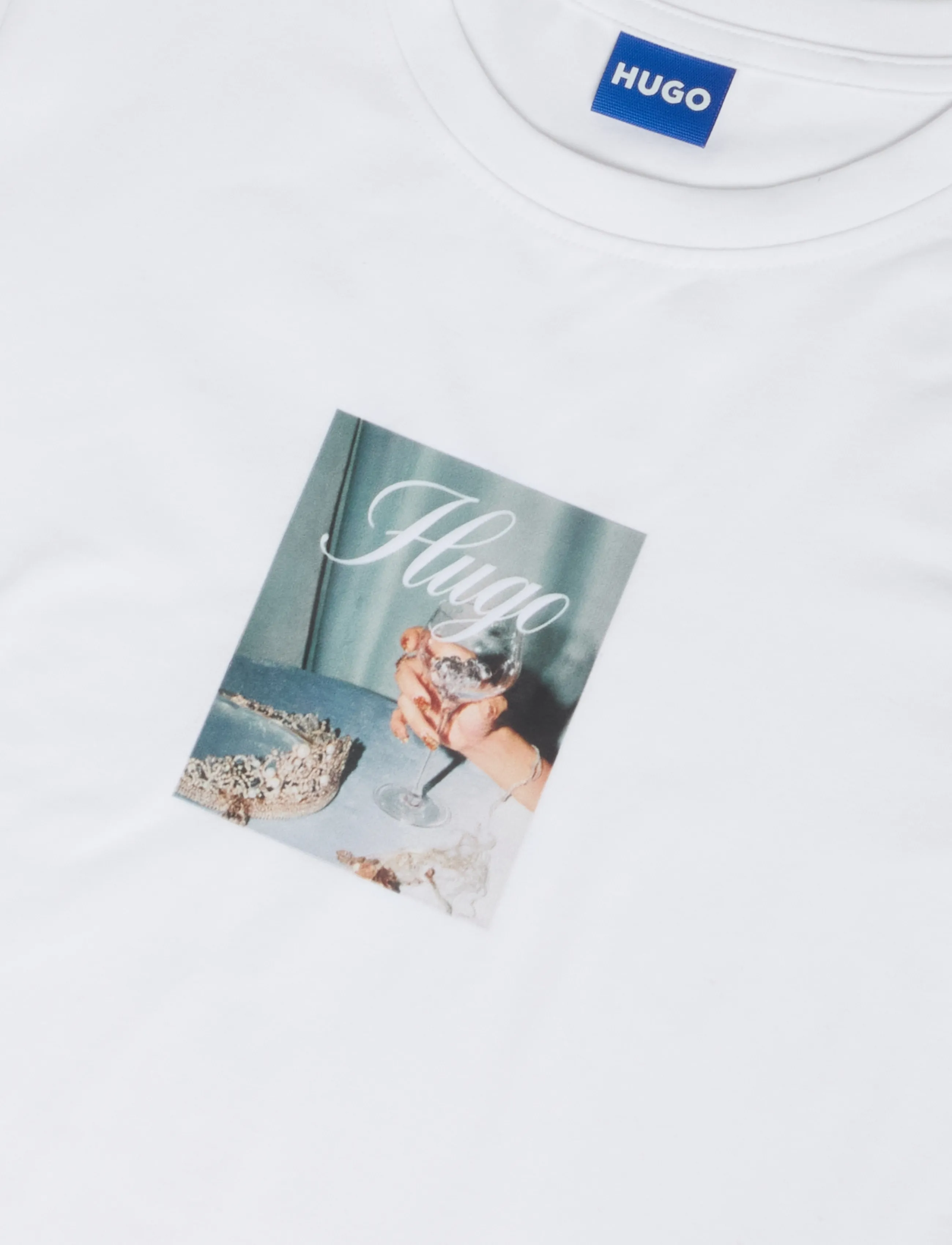 HUGO BLUE - 90's Tee_B_2 - t-shirts - white - 2