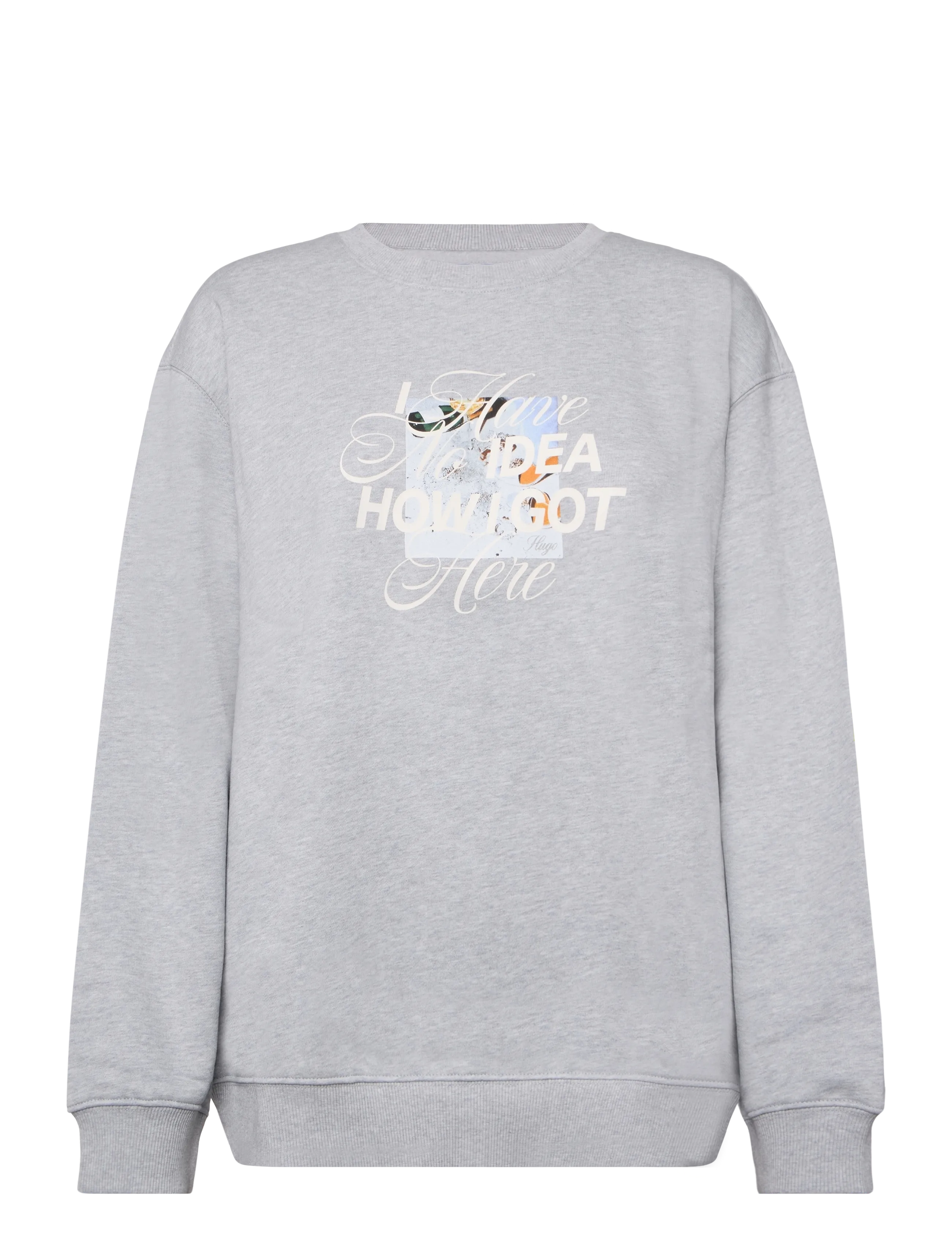 HUGO BLUE Classic Crew_B_5 - HUGO BLUE - OPEN GREY / grey