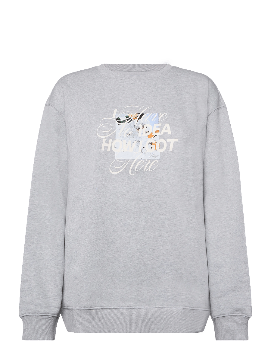 HUGO BLUE - Classic Crew_B_5 - hverdags stil - open grey - 0