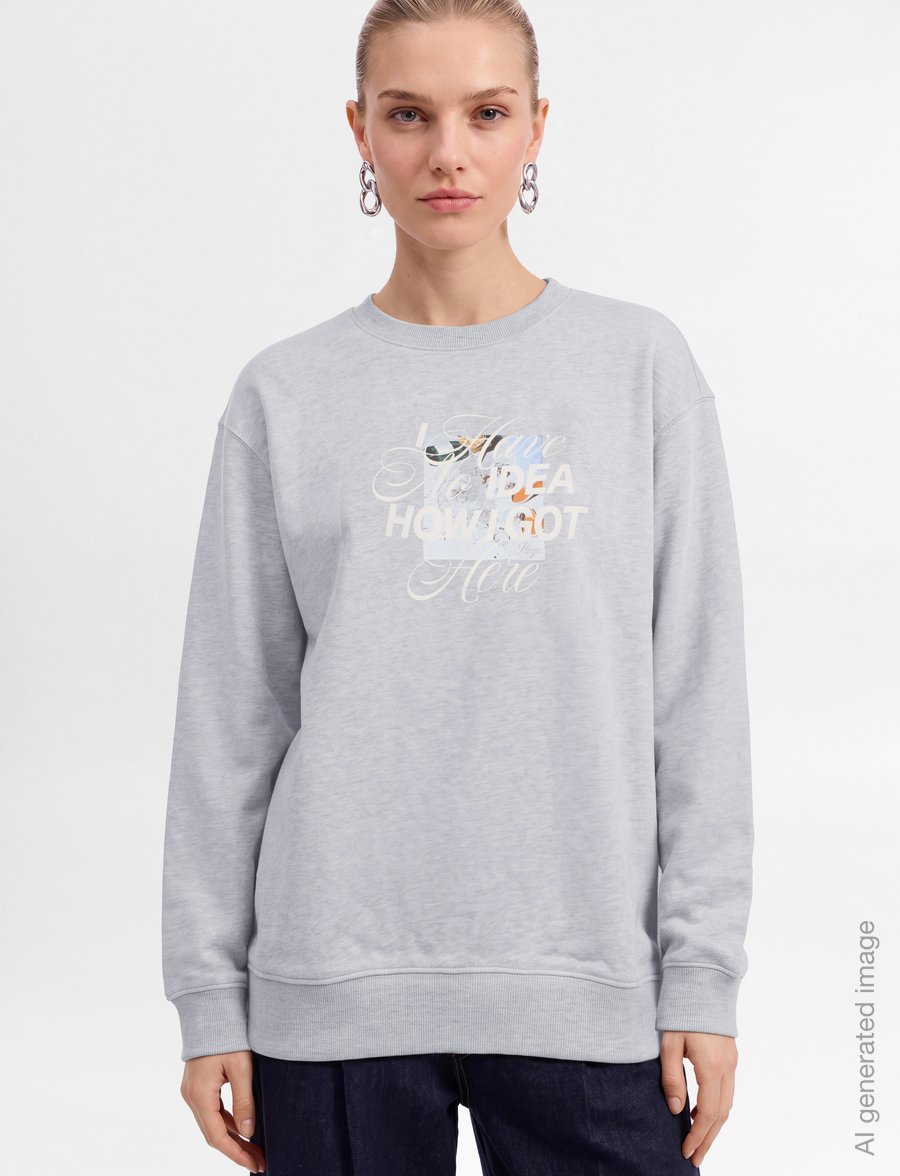HUGO BLUE - Classic Crew_B_5 - vardagsstil - open grey - 3