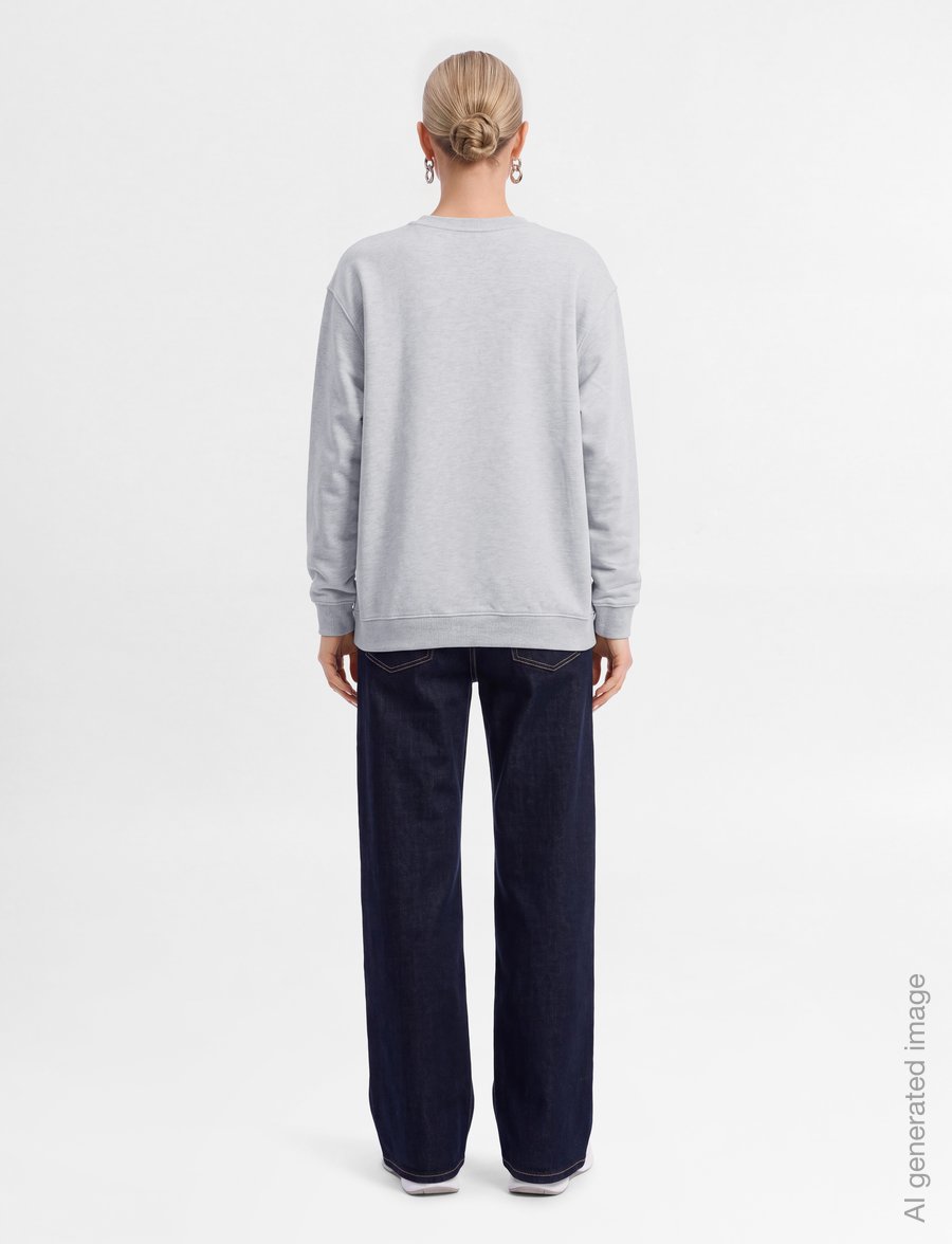 HUGO BLUE - Classic Crew_B_5 - vardagsstil - open grey - 4