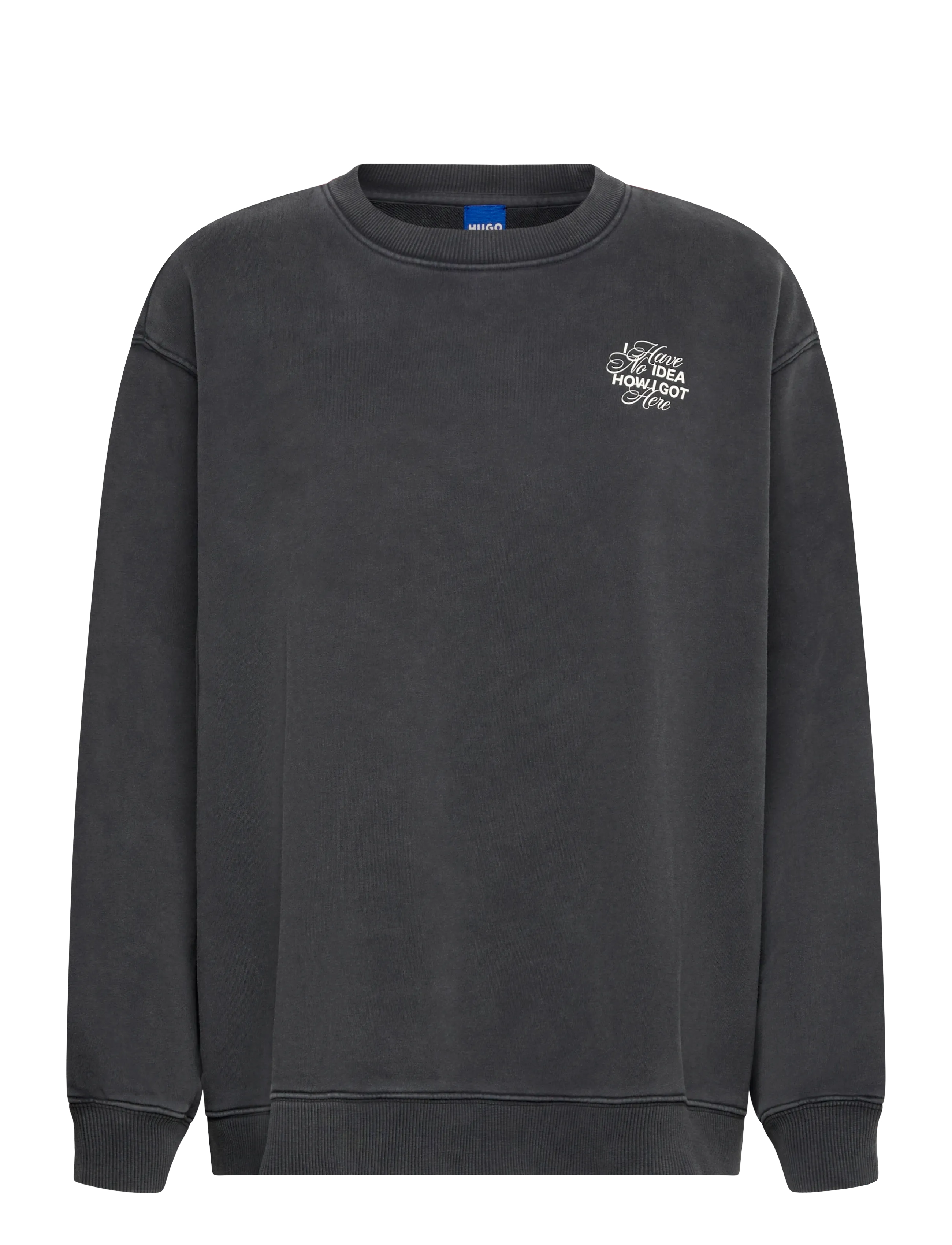 HUGO BLUE Classic Crew_B_6 - Kvinnor - BLACK / black