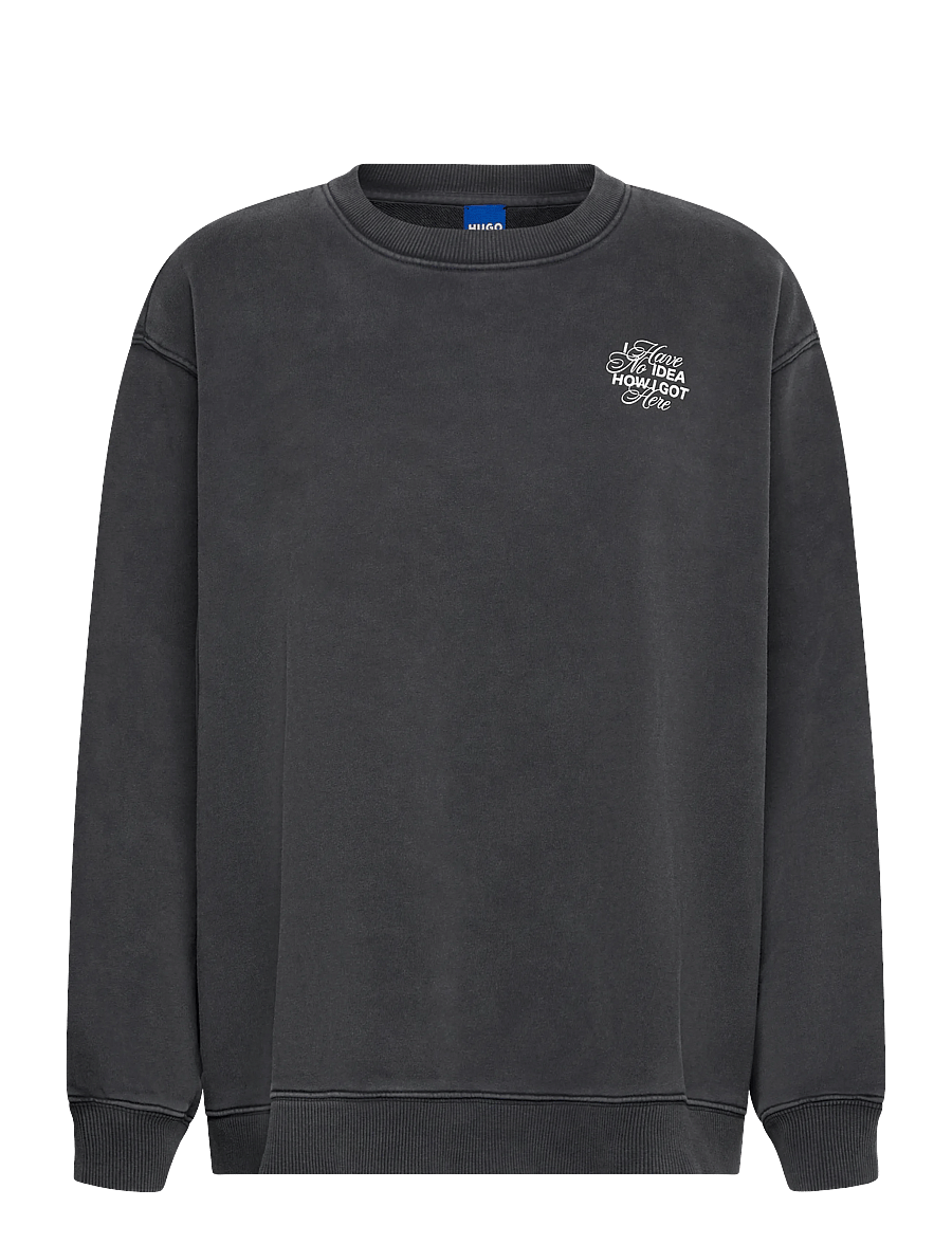 HUGO BLUE - Classic Crew_B_6 - vardagsstil - black - 0