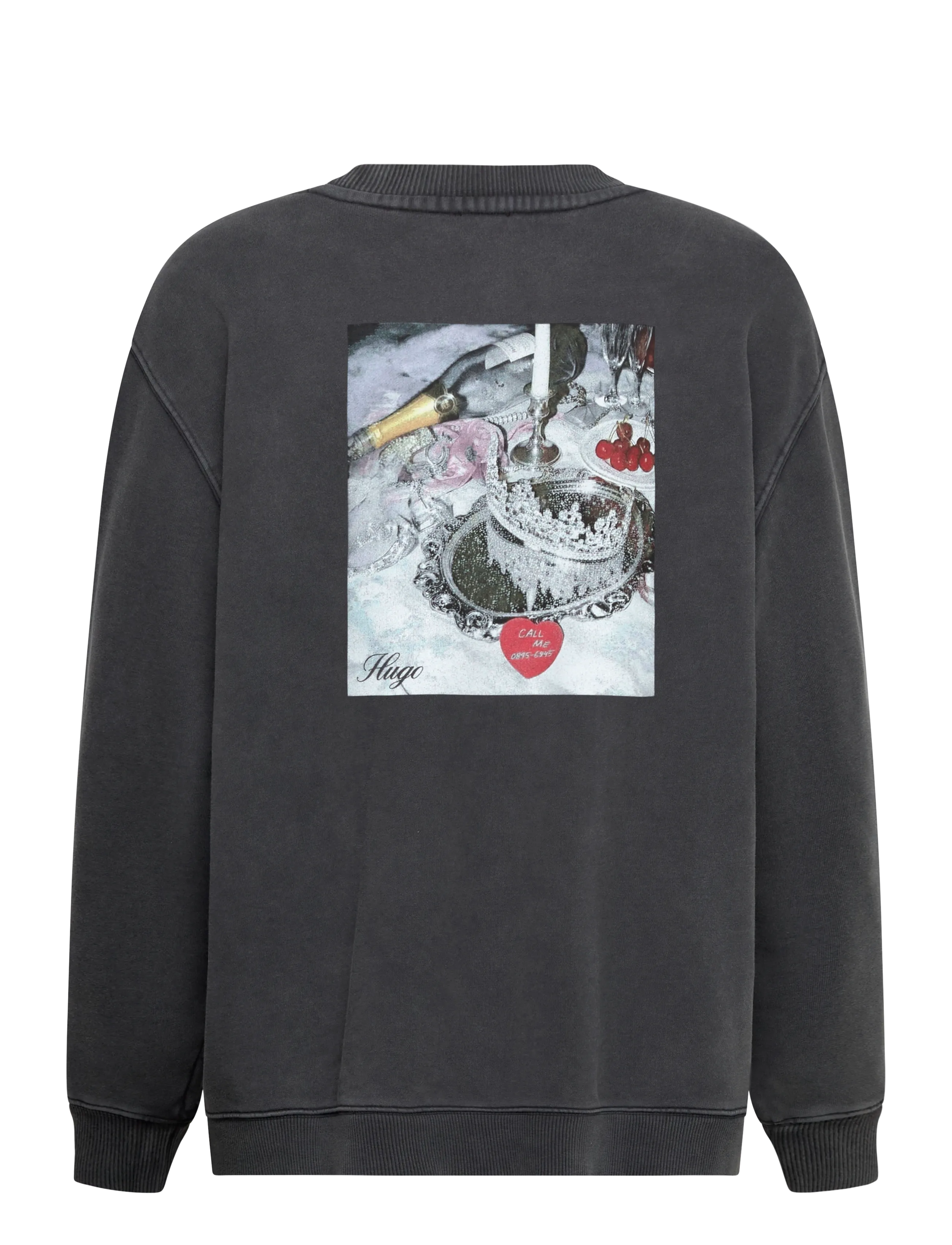 HUGO BLUE - Classic Crew_B_6 - vardagsstil - black - 1