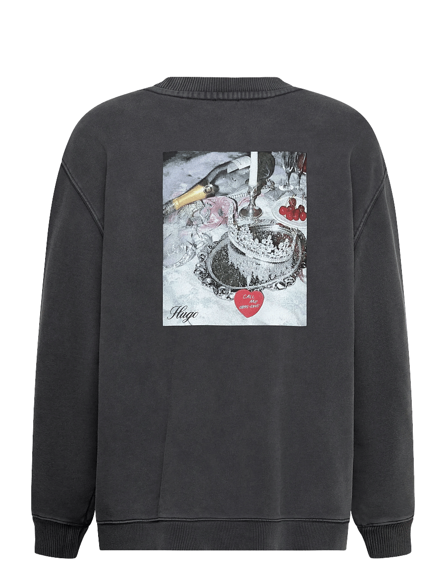HUGO BLUE - Classic Crew_B_6 - vardagsstil - black - 1