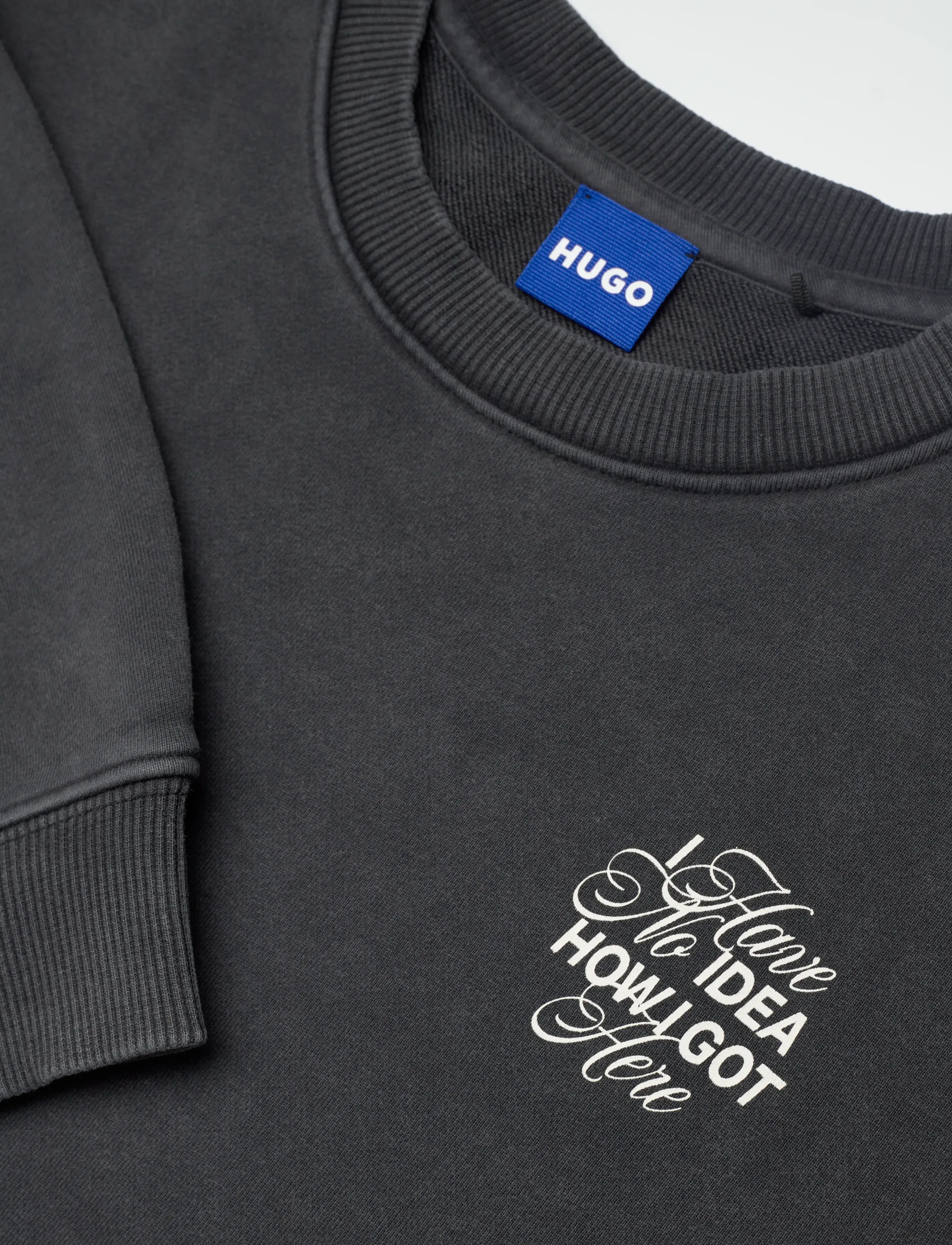 HUGO BLUE - Classic Crew_B_6 - vardagsstil - black - 2