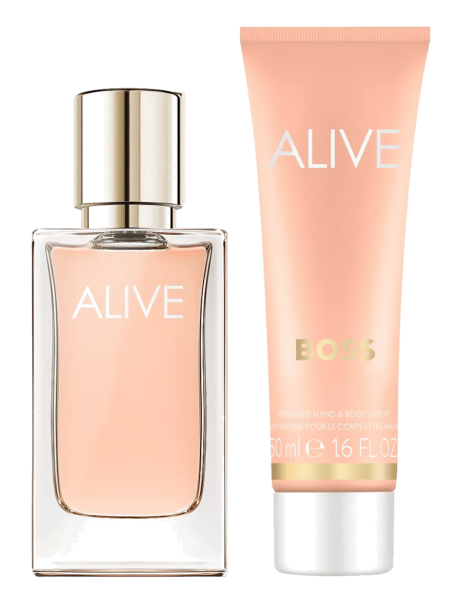 Hugo Boss - Gift Set Alive EdP + Body Lotion - gåvoset - clear - 2