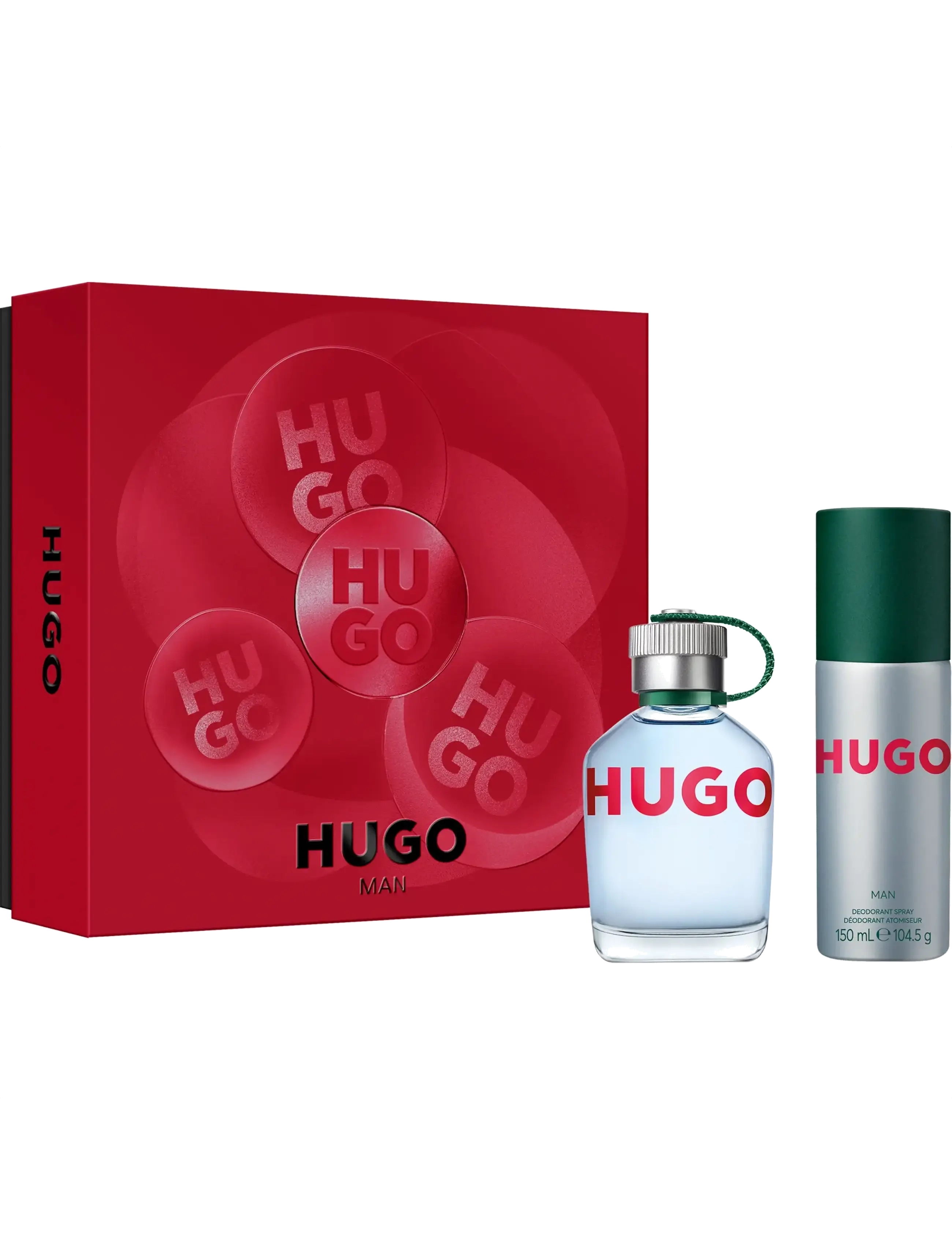 Gift Set Hugo Man Edt 75 Ml + Deo Spray
