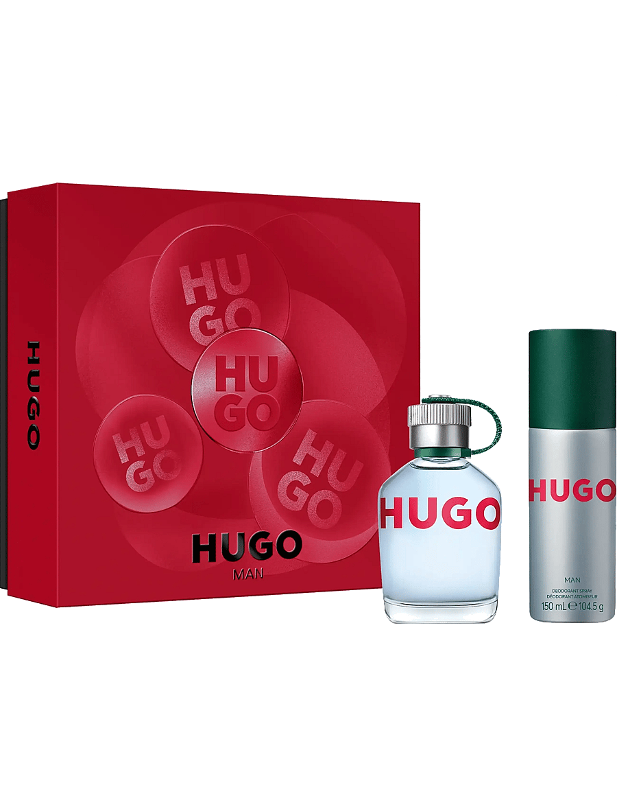 Hugo Boss - Gift Set Hugo Man EdT 75 ml + Deo Spray 150 ml - giftset - clear - 1