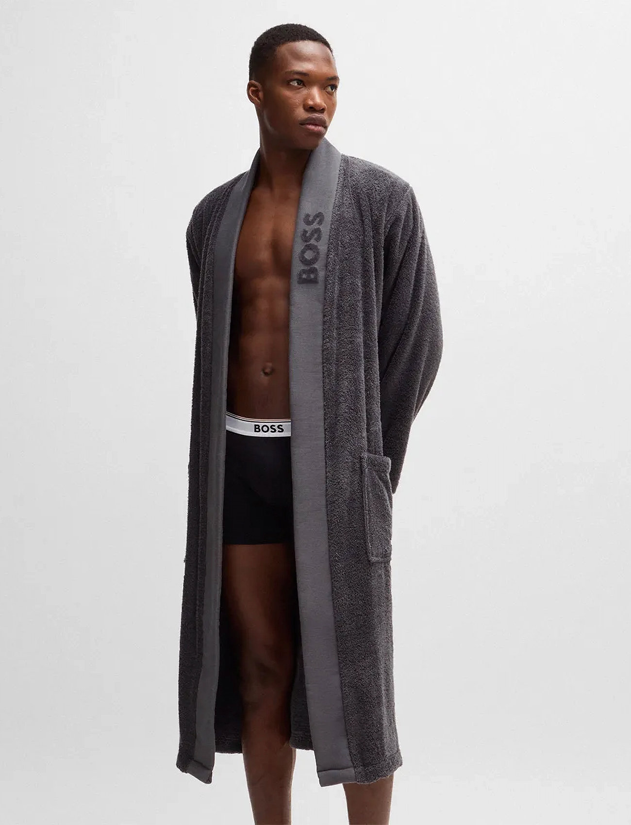 Boss Home Plain Bath Robe - - S 1