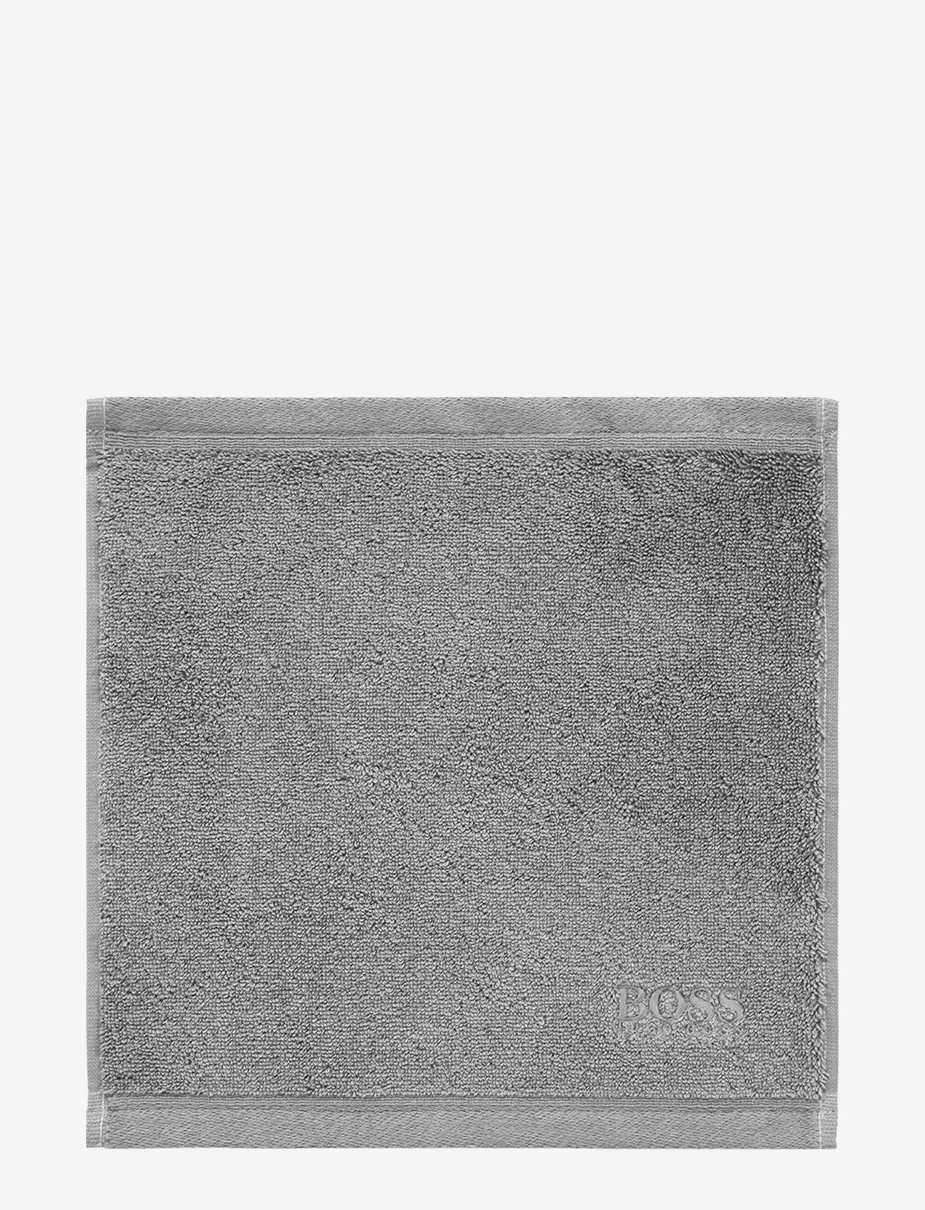 Boss Home LOFT Wash towel - Badehåndklæder - SILVER / silver