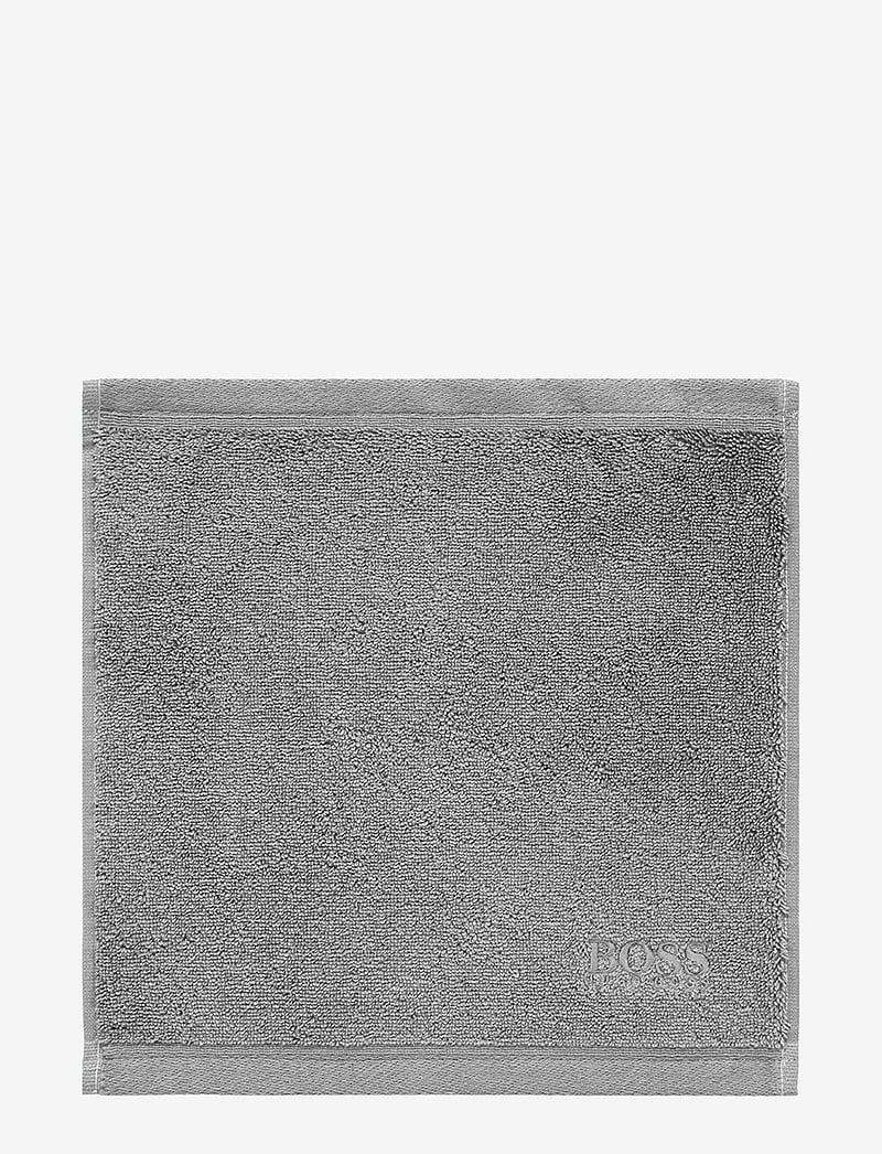 Boss Home - LOFT Wash towel - näorätikud - silver - 0
