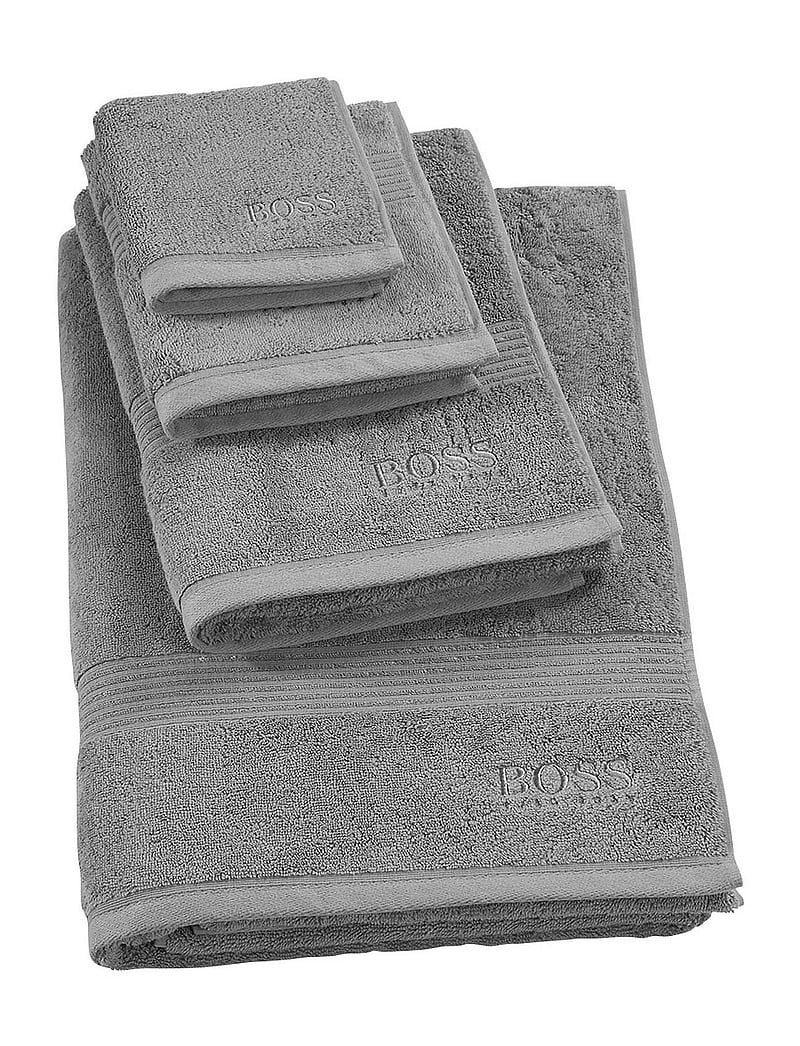 Boss Home - LOFT Wash towel - näorätikud - silver - 1