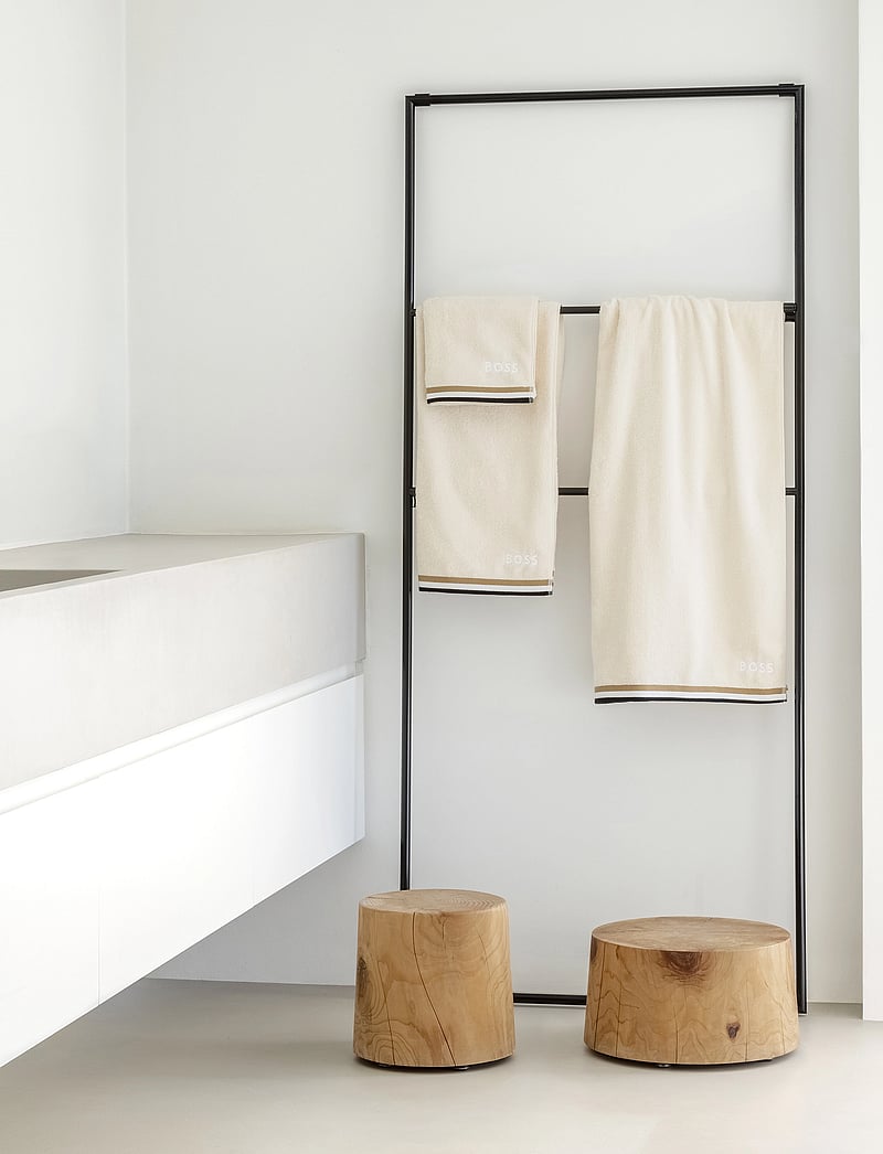 Boss Home - ICOSTRIP Guest towel - gästhanddukar - beige - 2