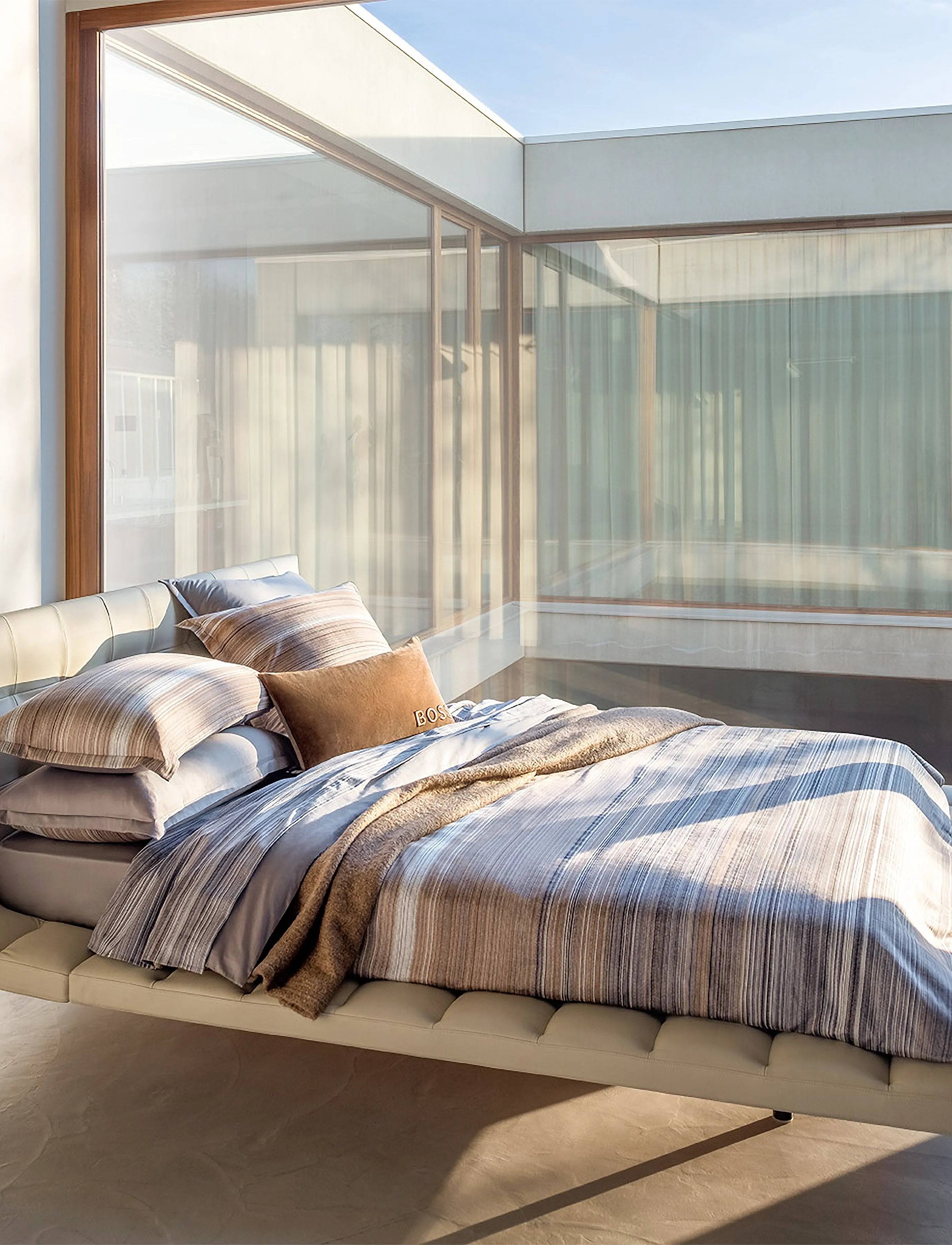 Boss Home Metastri Duvet Cover, 200X200 cm, Bedtextiles, Mehrfarbig/gemustert - Covers, Homeware