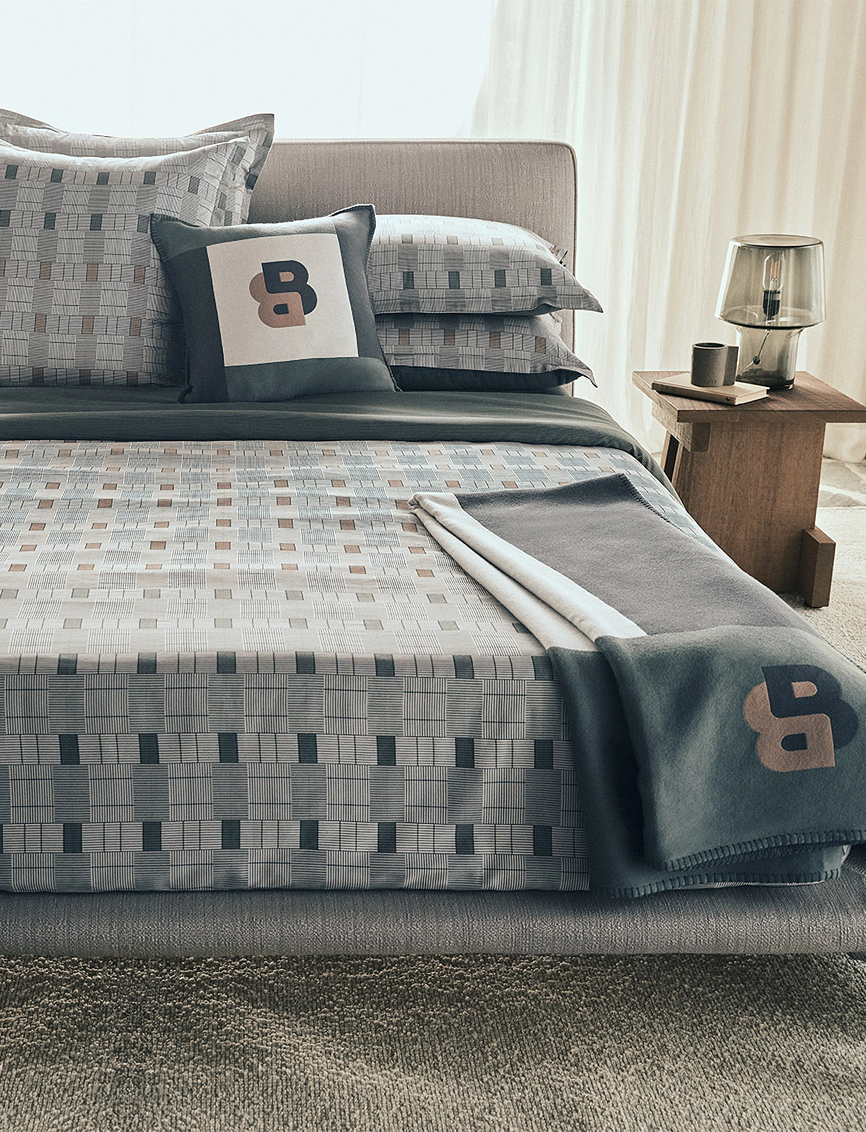 Boss Home Manifest Duvet Cover, 200X200 cm, Bedtextiles, Mehrfarbig/gemustert - Covers, Homeware