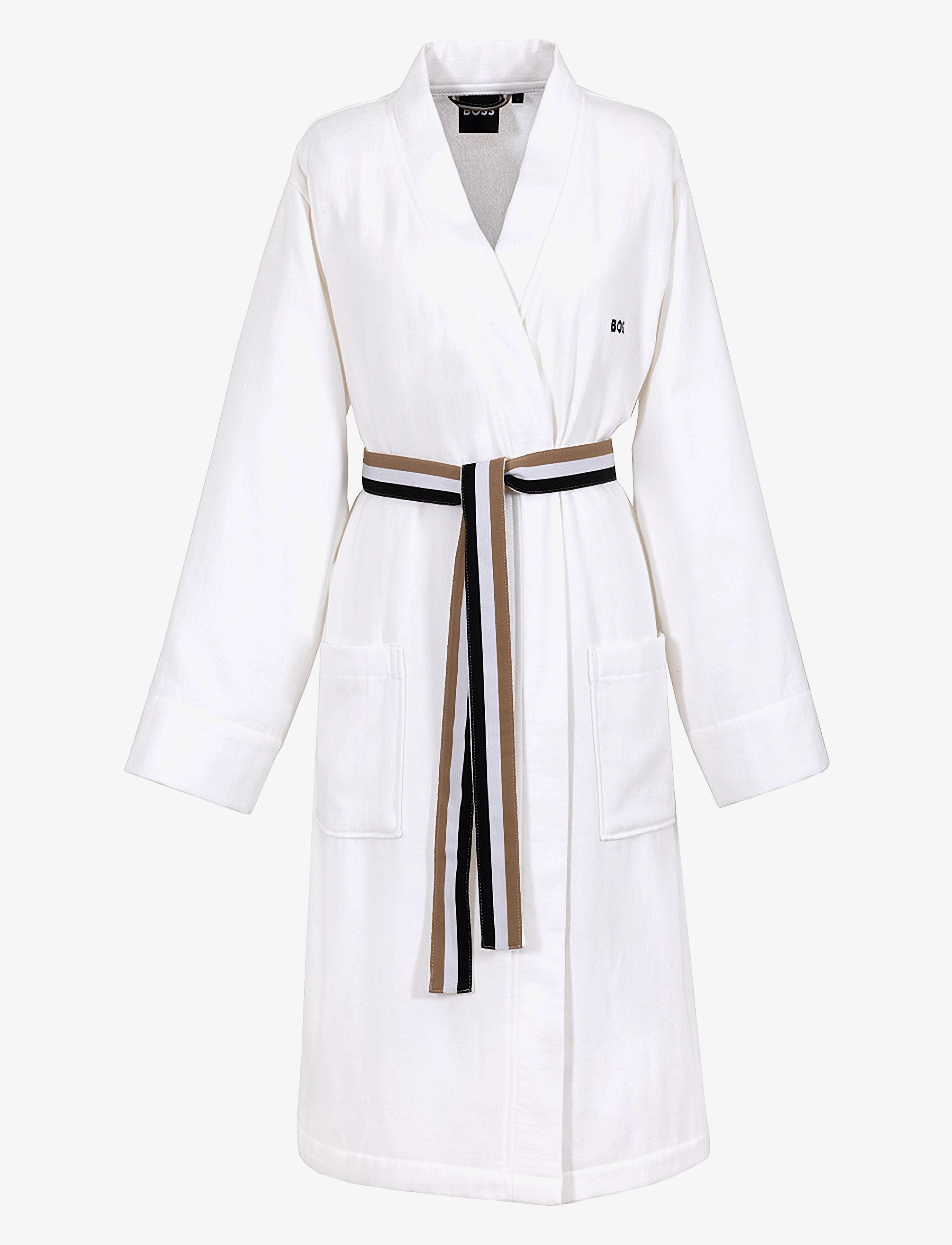 Boss Home Blinea Bath Robe, Morgenkåbe, Hvid, Str: S