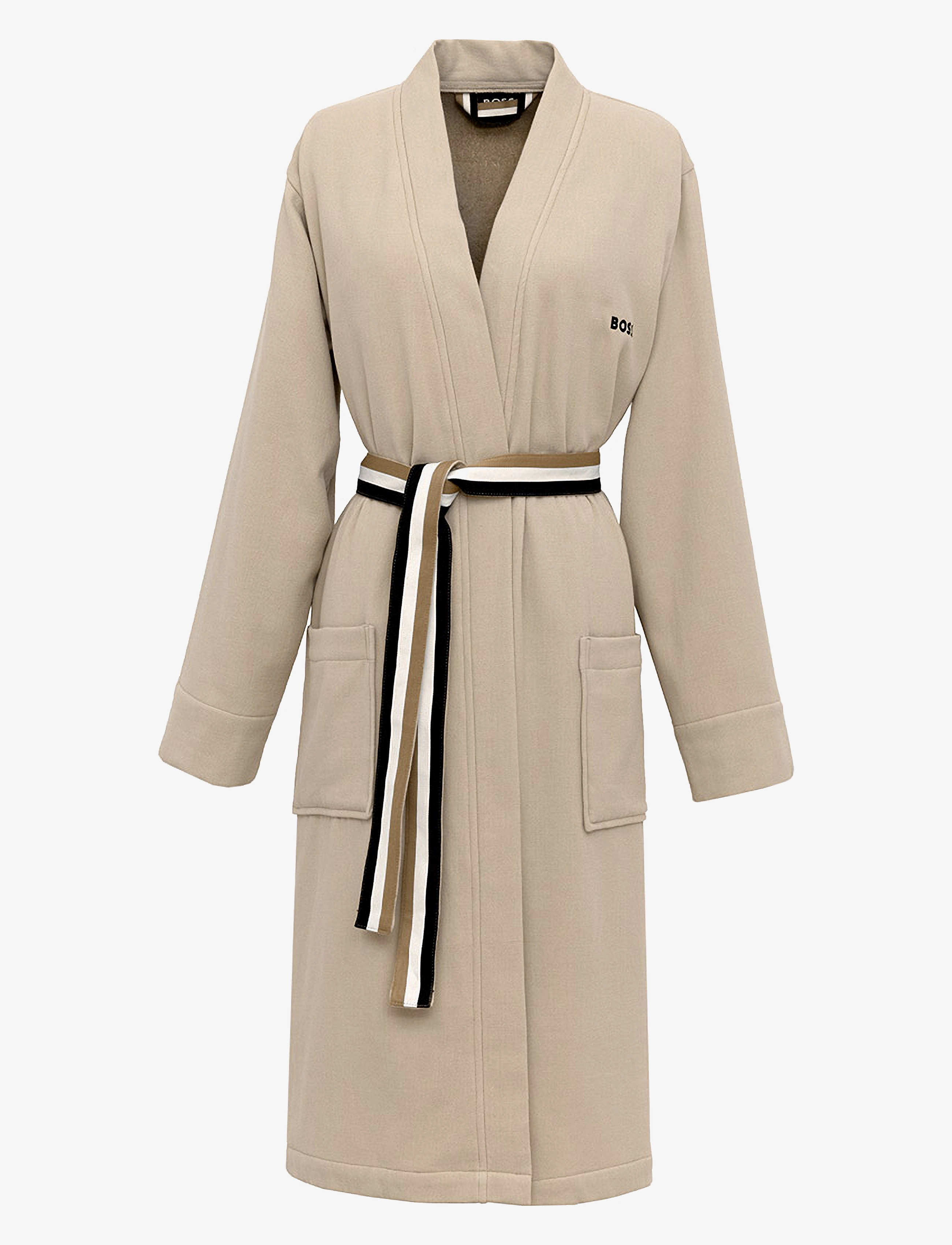 Boss Home Blinea Bath Robe, Morgenkåbe, Beige, Str: M