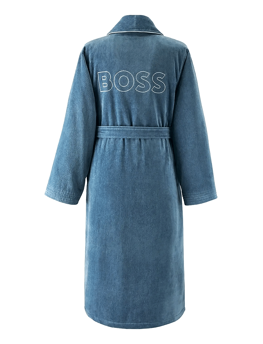 Boss Home - TIAGO Bath robe - ikdienas stils - denim - 1