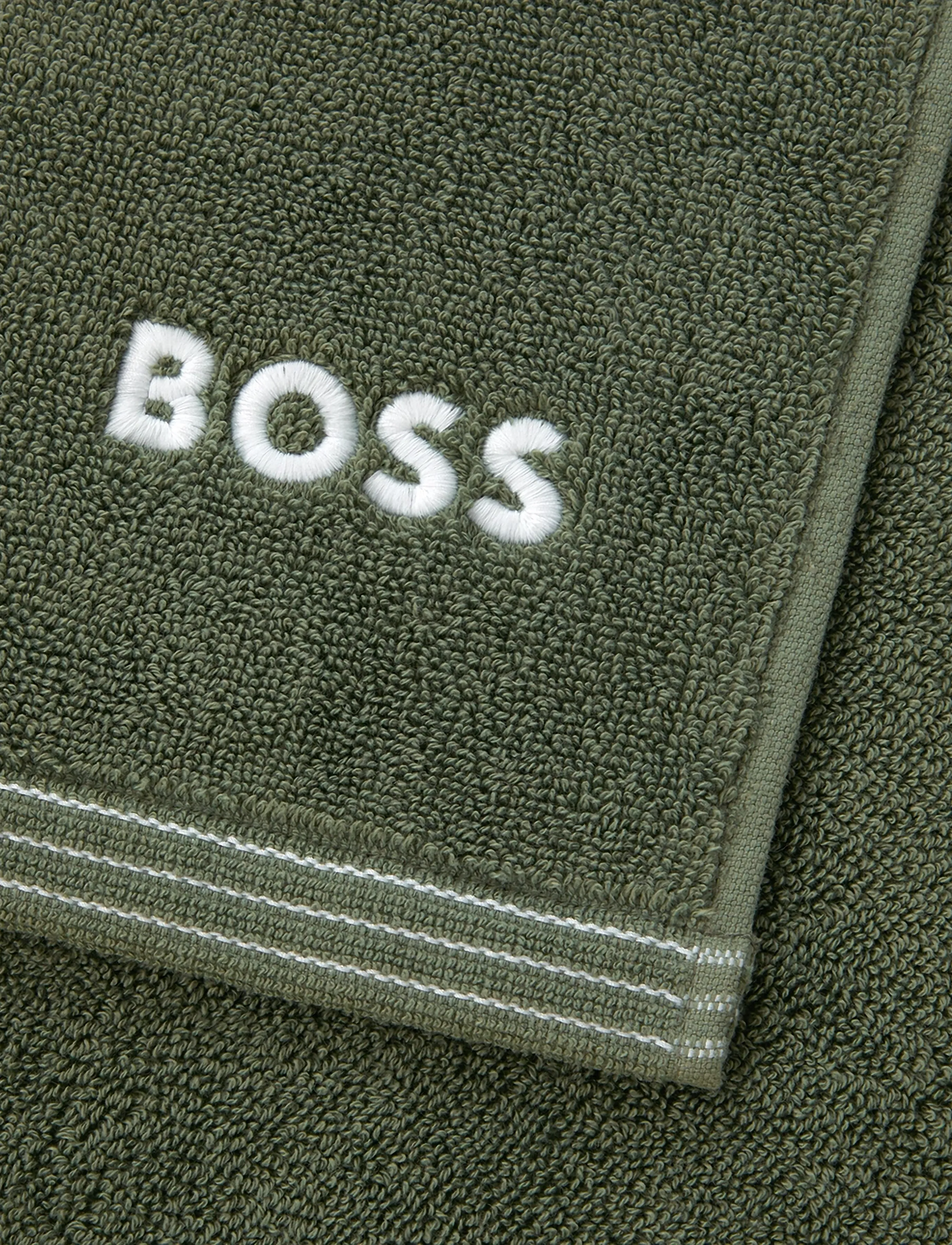 Boss Home - EDGE Guest towel - gästhanddukar - lichen - 2