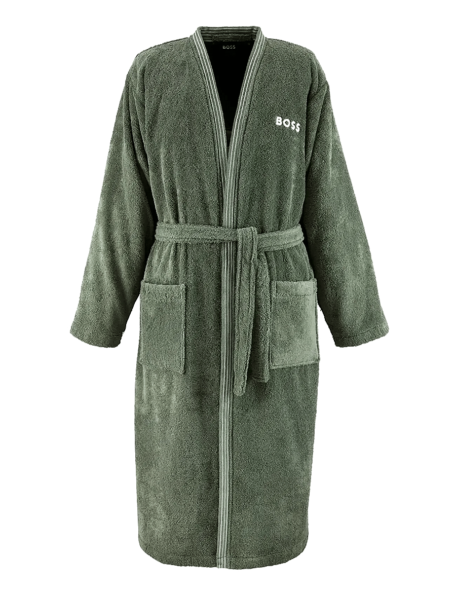 Boss Home - EDGE Man bathrobe - hverdags stil - lichen - 1