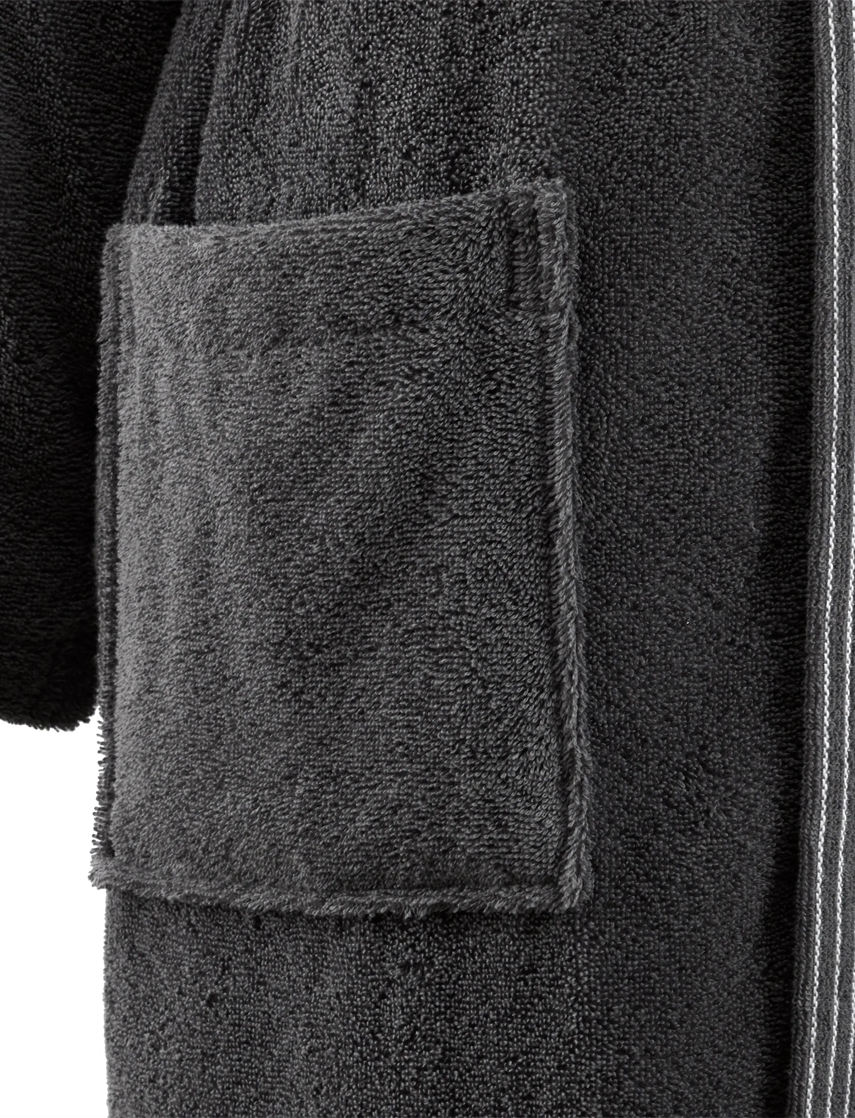 Boss Home - EDGE Man bathrobe - everyday style - graphit - 3