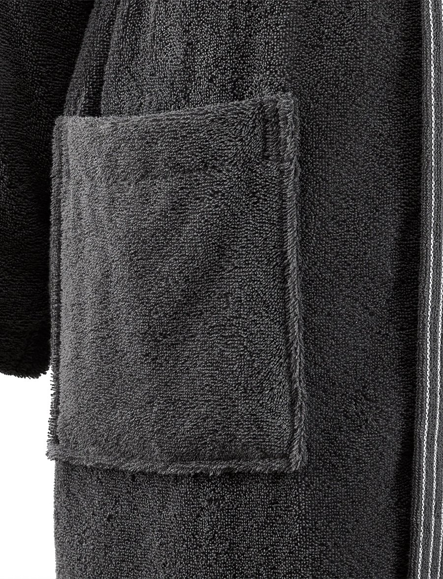 Boss Home - EDGE Man bathrobe - igapäevane stiil - graphit - 3