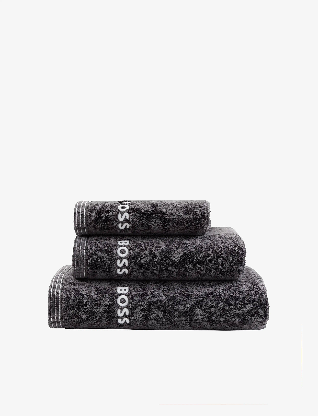 Boss Home - EDGE Handtowel - kasvopyyhkeet - graphit - 2