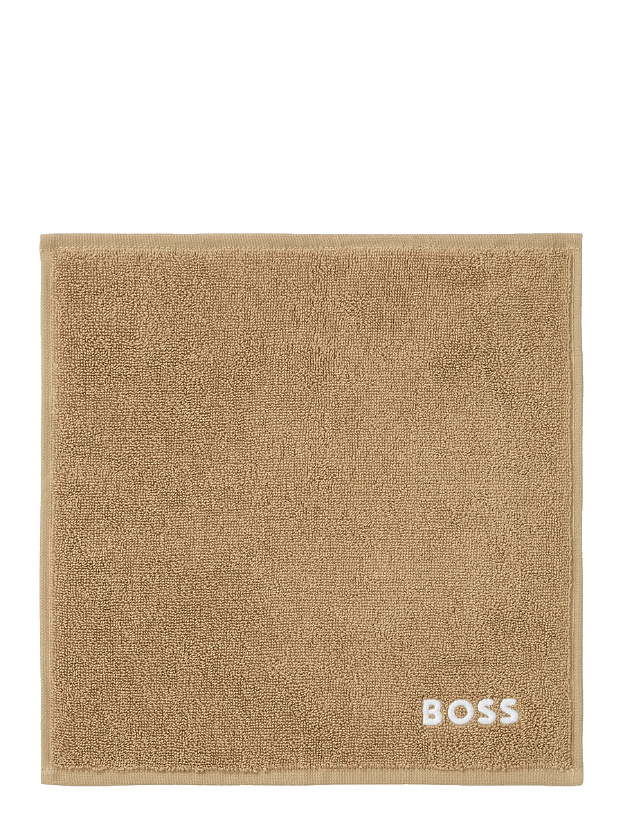 Boss Home - EDGE Wash towel - näorätikud - pecan - 1