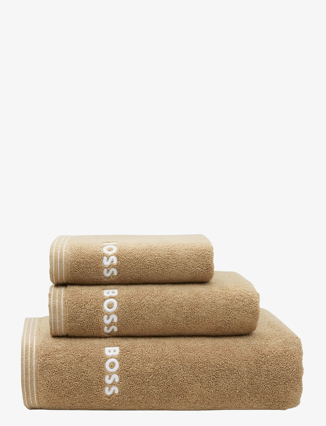 Boss Home - EDGE Guest towel - vaskeklude - pecan - 2
