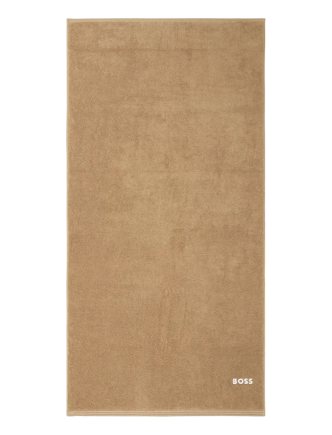 Boss Home Edge Bath Towel, Hand Håndklæde, Beige, Str: 70X140CM