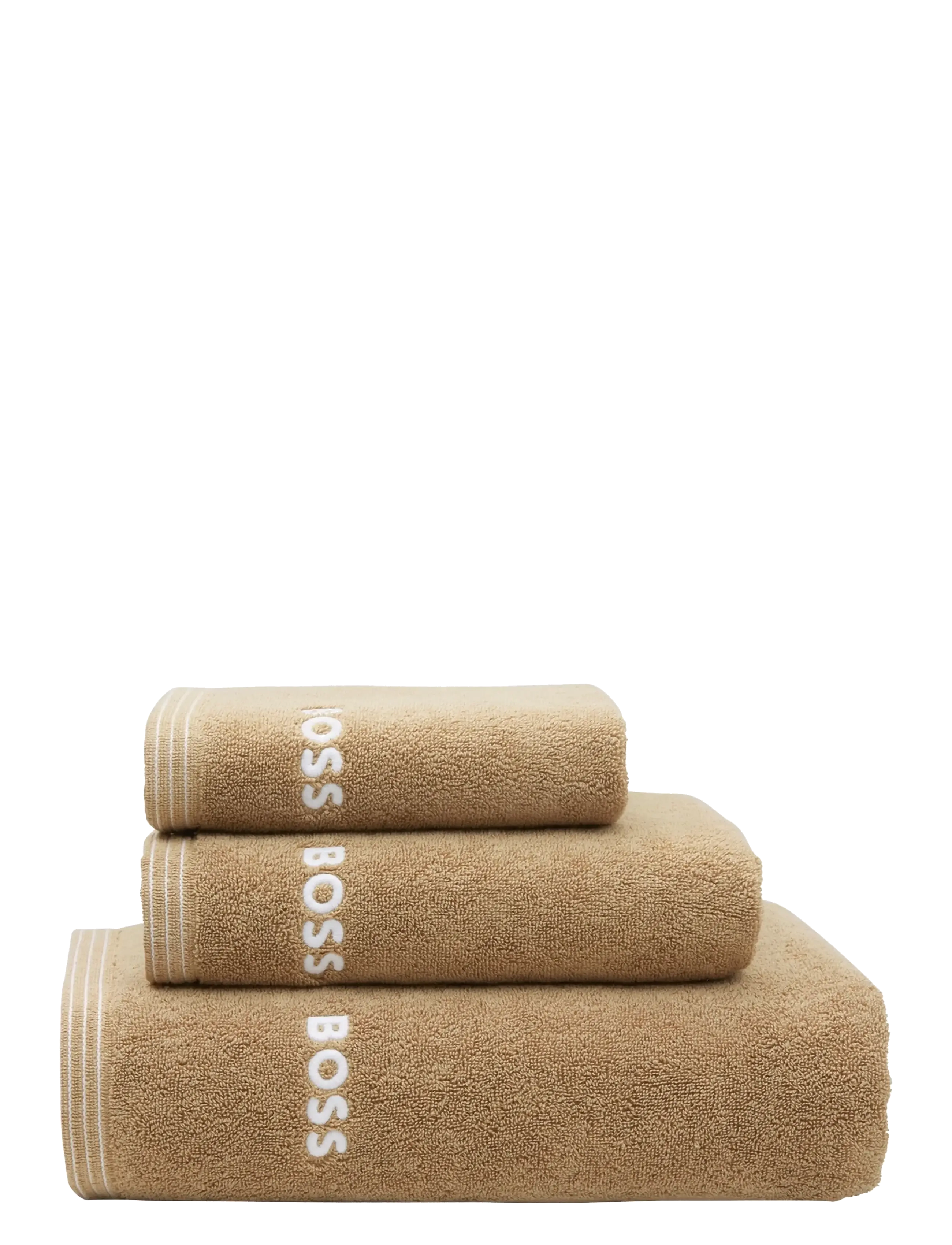 Boss Home - EDGE Bath towel - ansiktshanddukar - pecan - 2