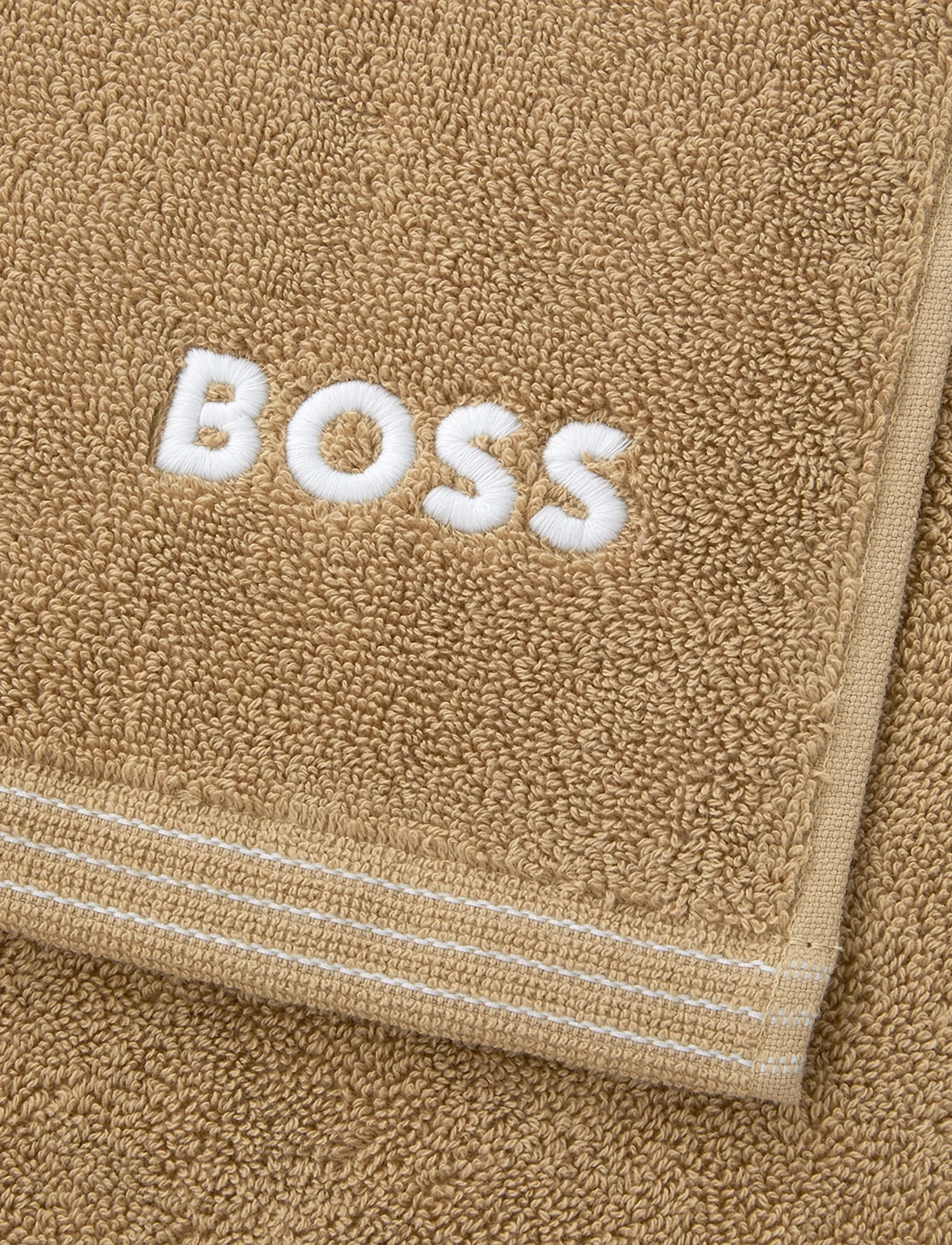 Boss Home - EDGE Bath towel - ansiktshanddukar - pecan - 5