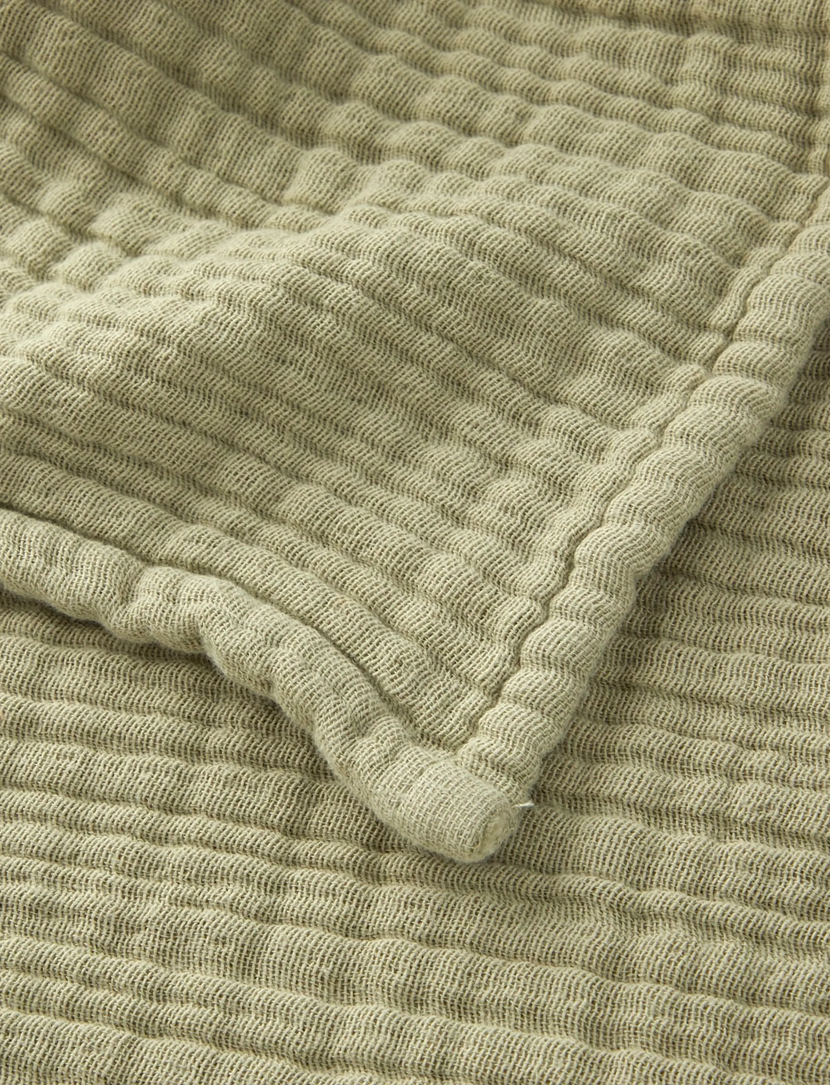 Boss Home - LOWEN Throw - decken - khaki - 2