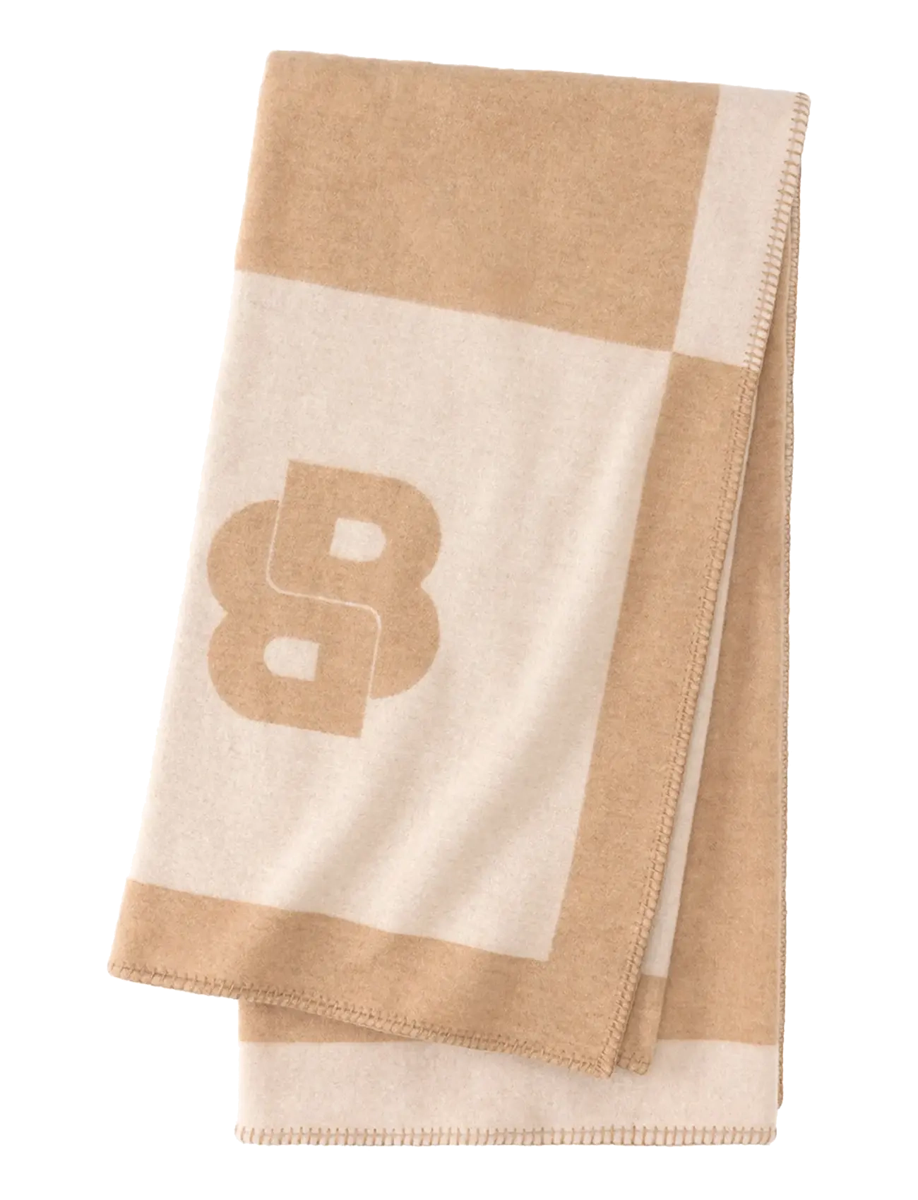 Boss Home SIGNATUR Throw - Alles anzeigen - BEIGE / beige