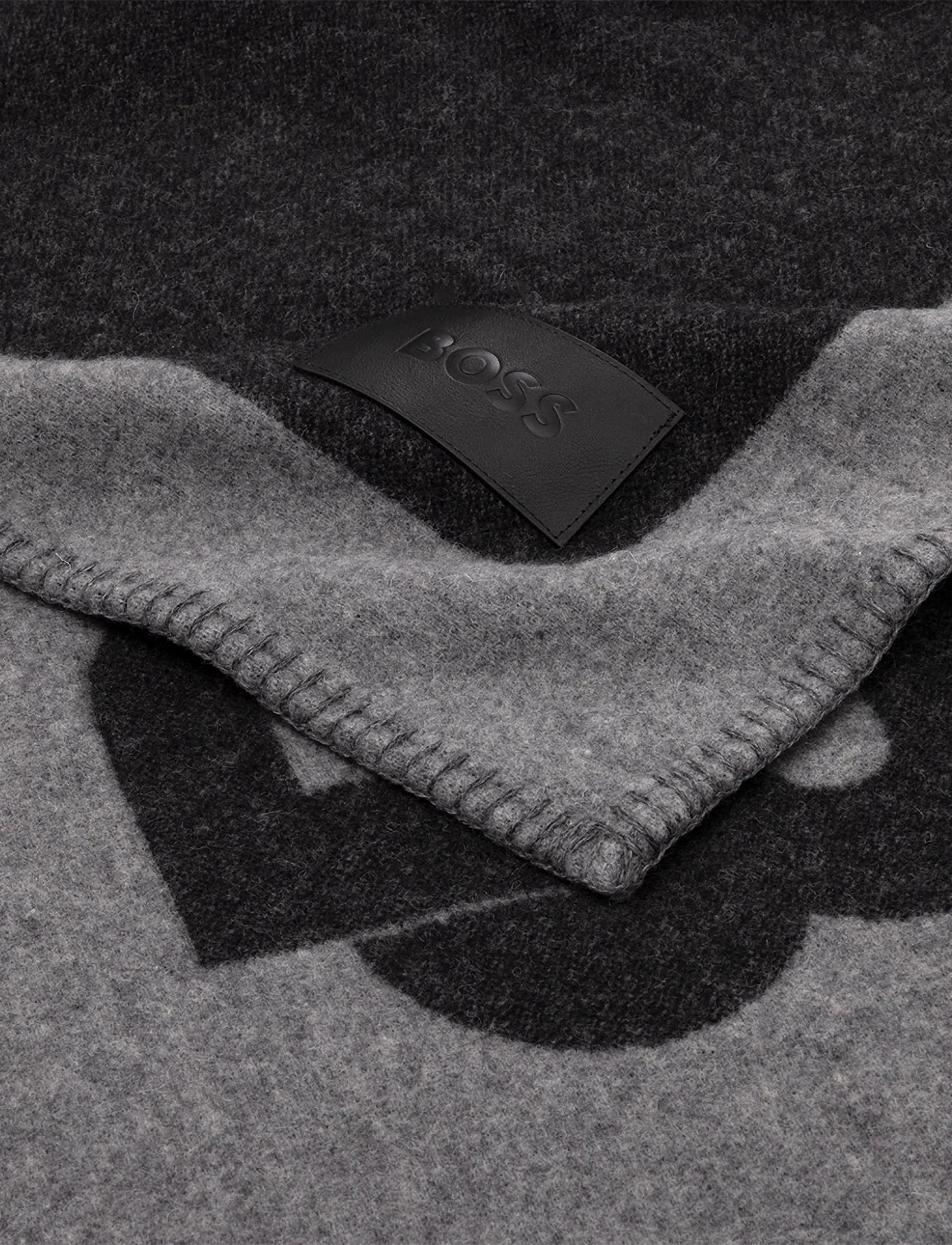 Boss Home - SIGNATUR Throw - filtar & plädar - graphit - 5