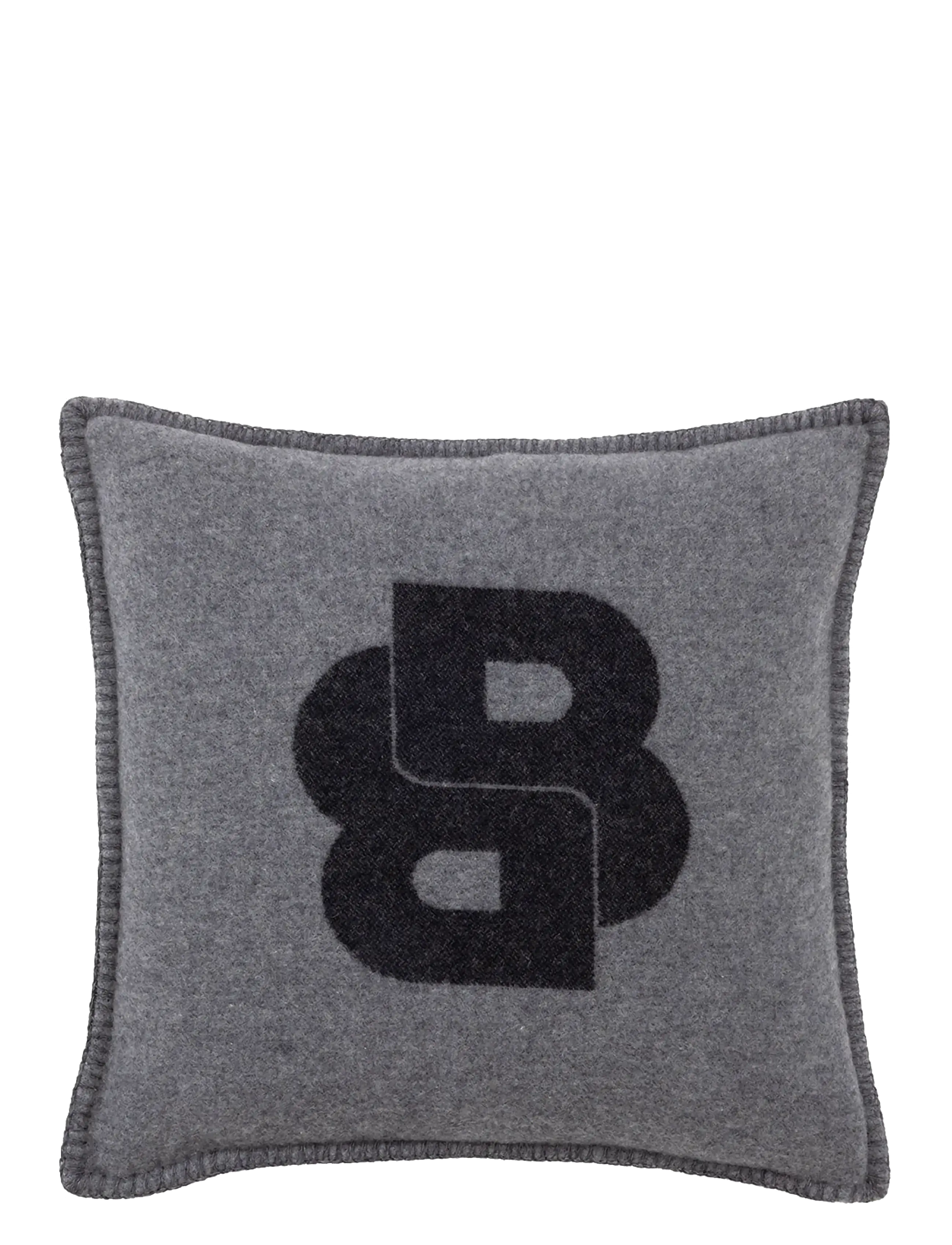 Boss Home SIGNATUR Cushion cover - Kissen & Decken - GRAPHIT / grey