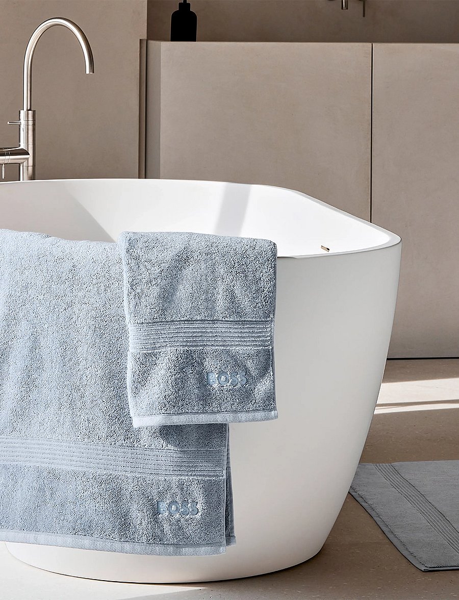 Boss Home - LOFT Guest towel - nach preis einkaufen - iceblue - 0