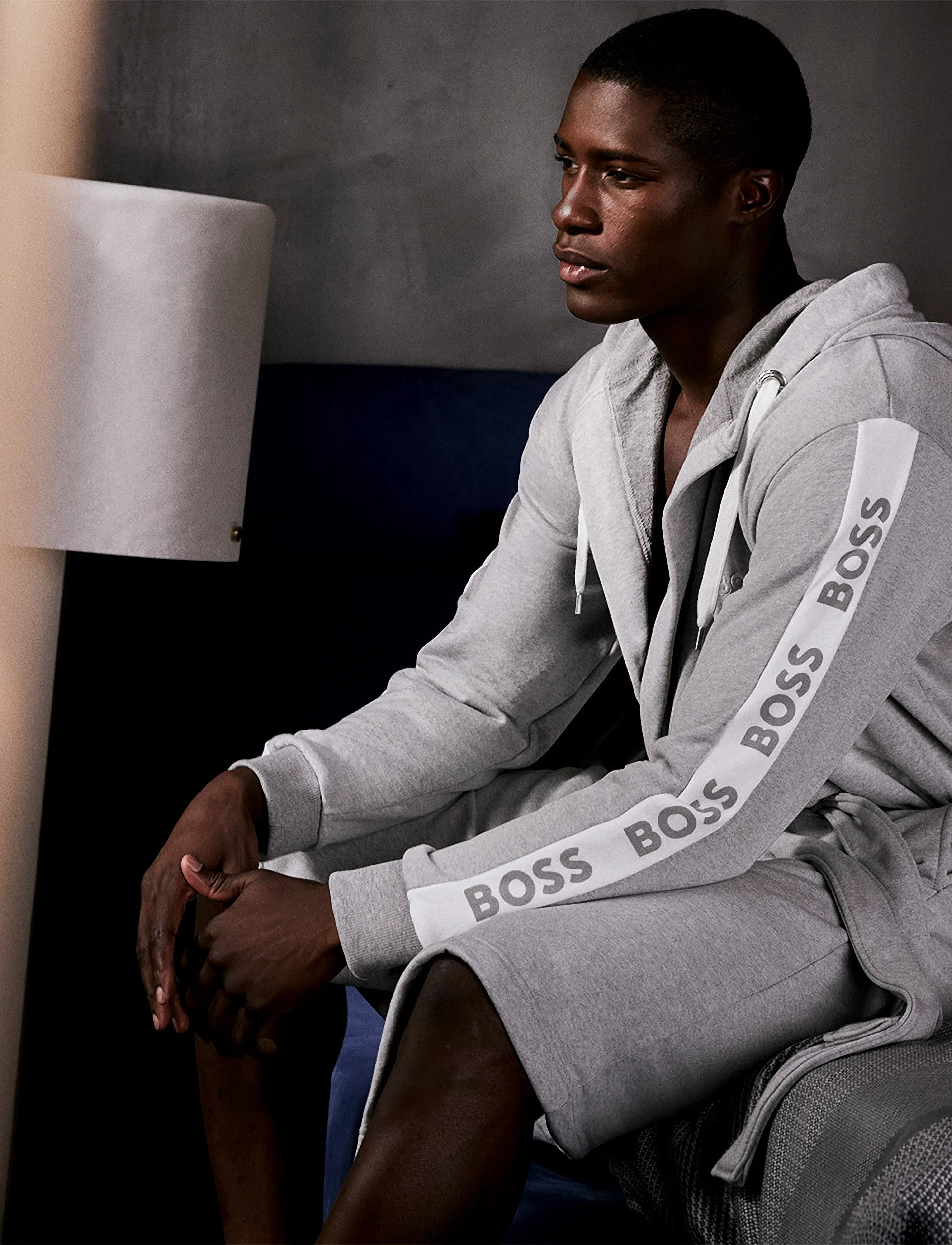 Boss Home - BOSS-SEN Bath robe - grey - 2