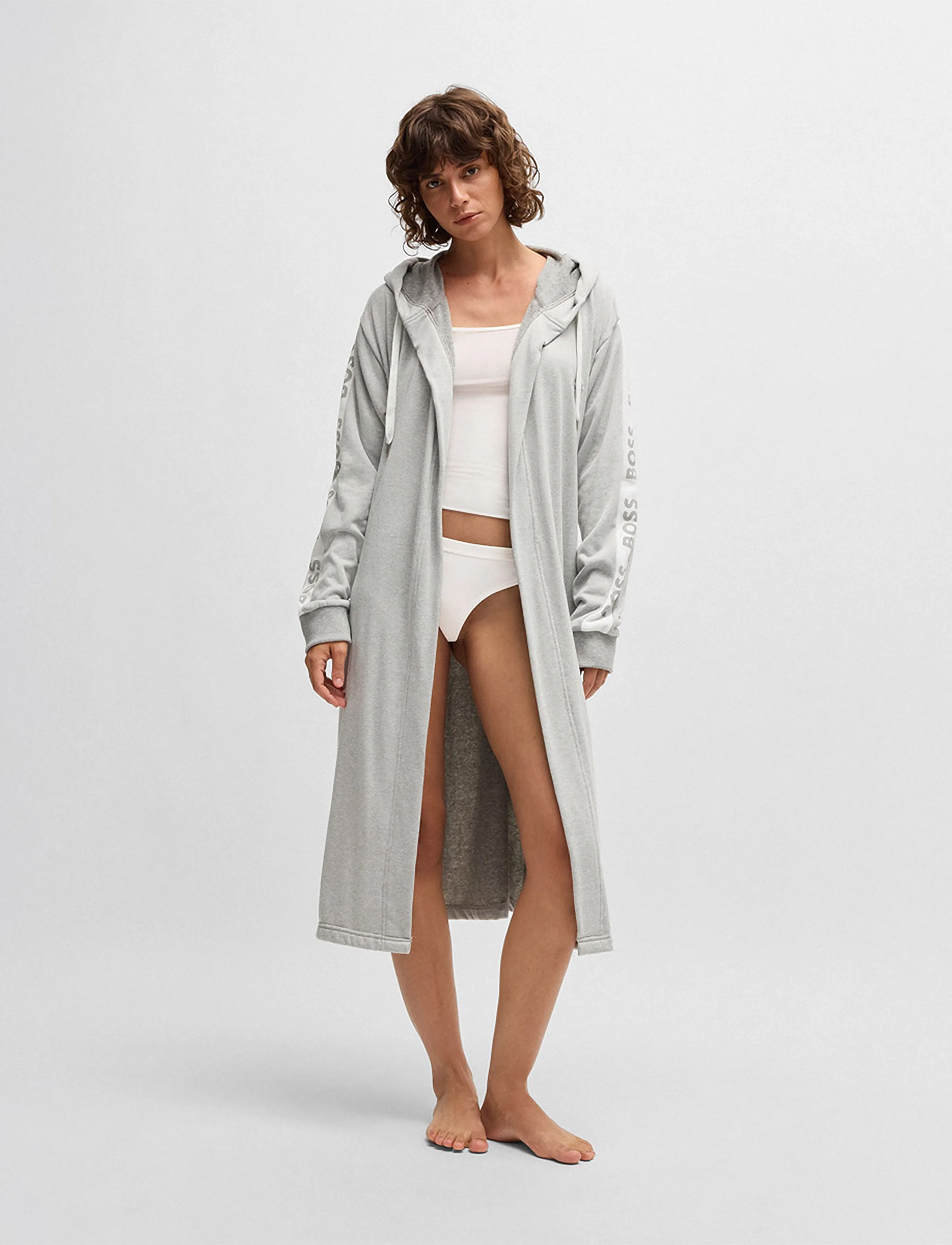 Boss Home - BOSS-SEN Bath robe - grey - 5
