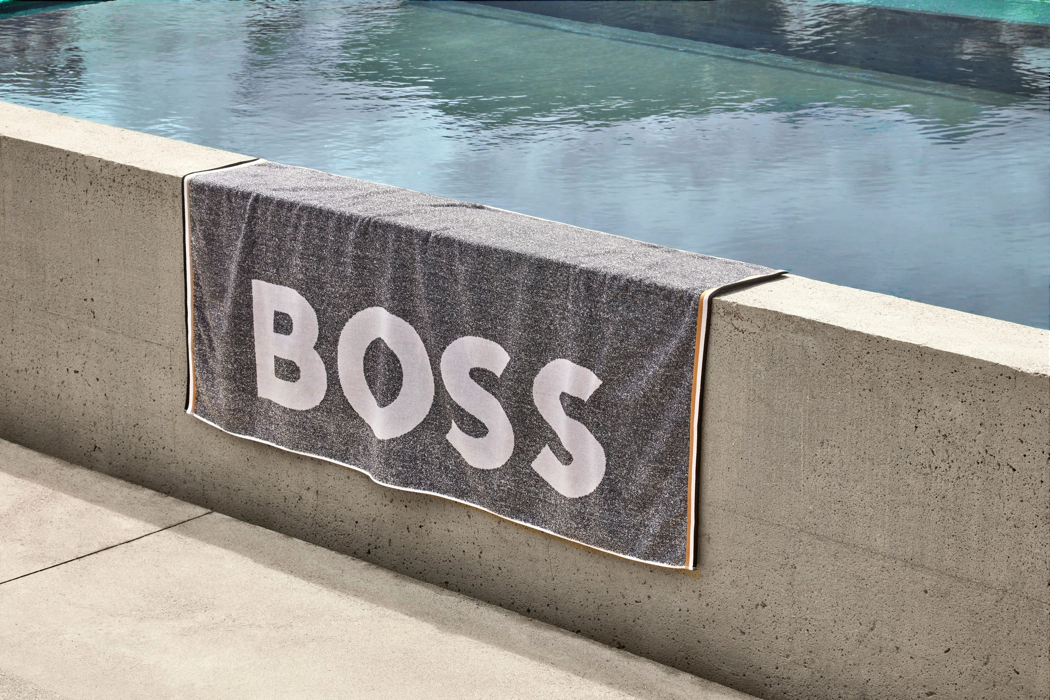 Boss Home - HBFONTCH Beach towel - grey - 1