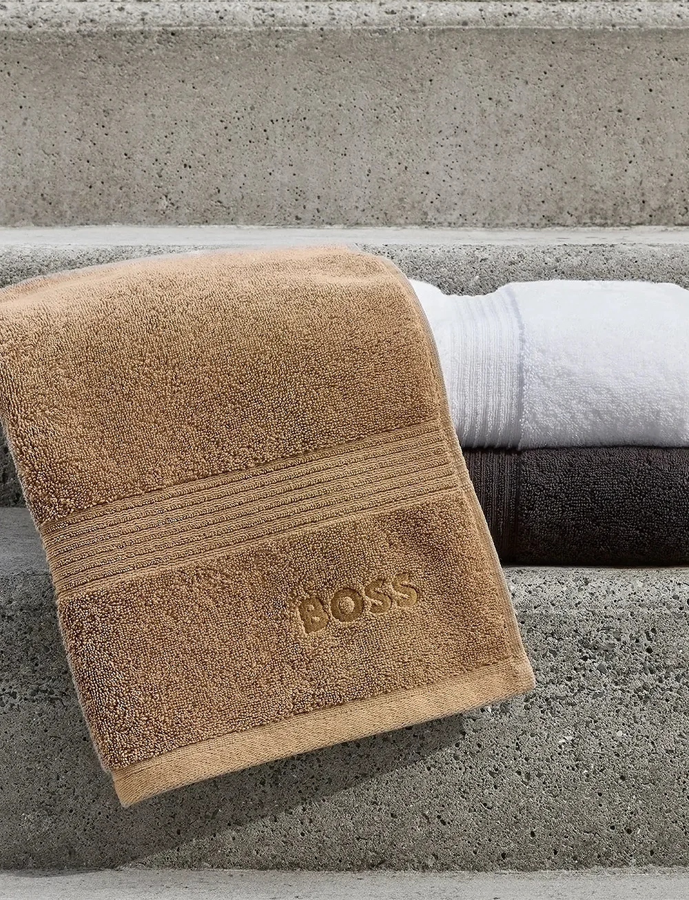 Boss Home - LOFT Bath sheet - saunalinad - camel - 5