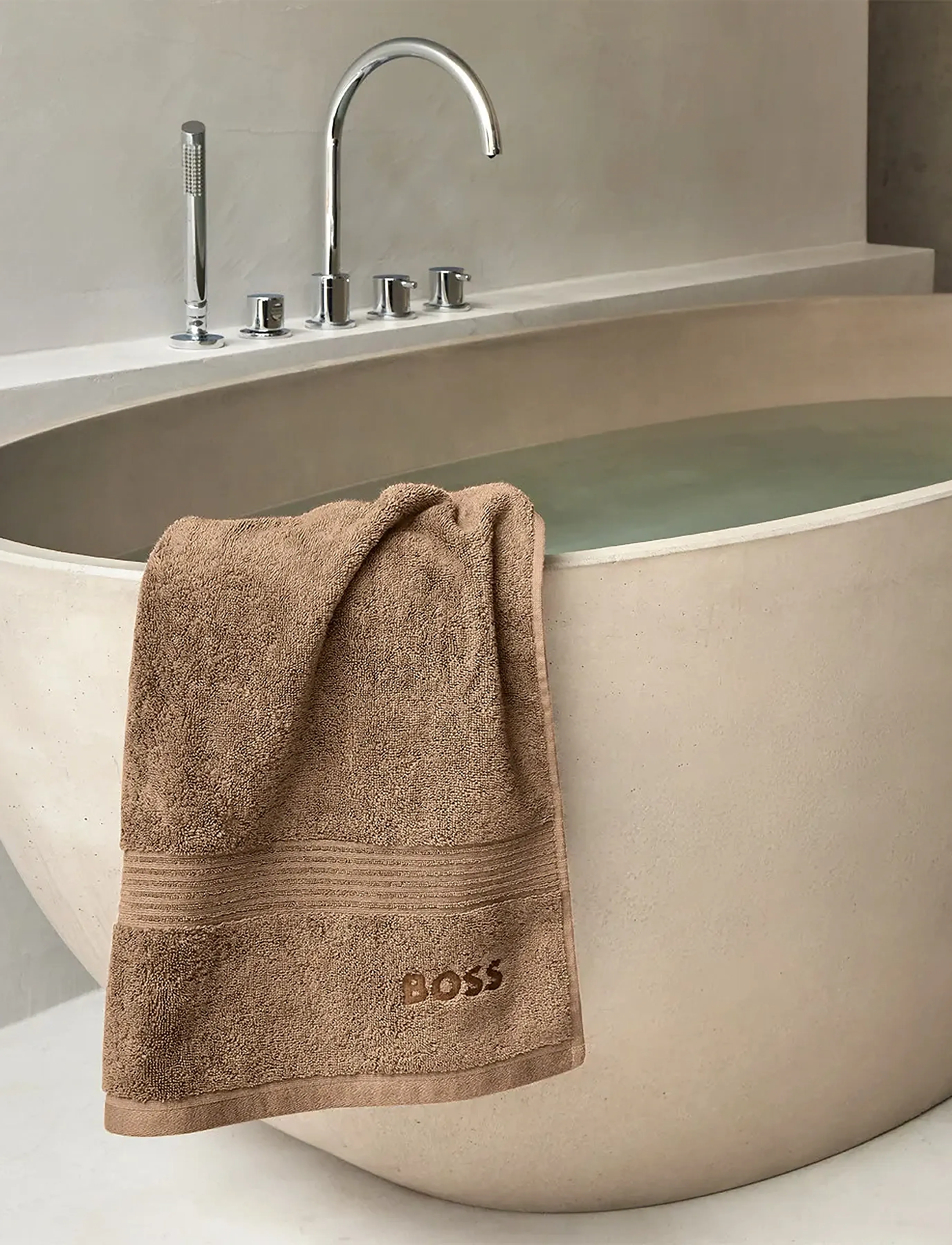 Boss Home Loft Guest Towel, 40X60 cm, Towels & Bath Towels, Beige - Homeware